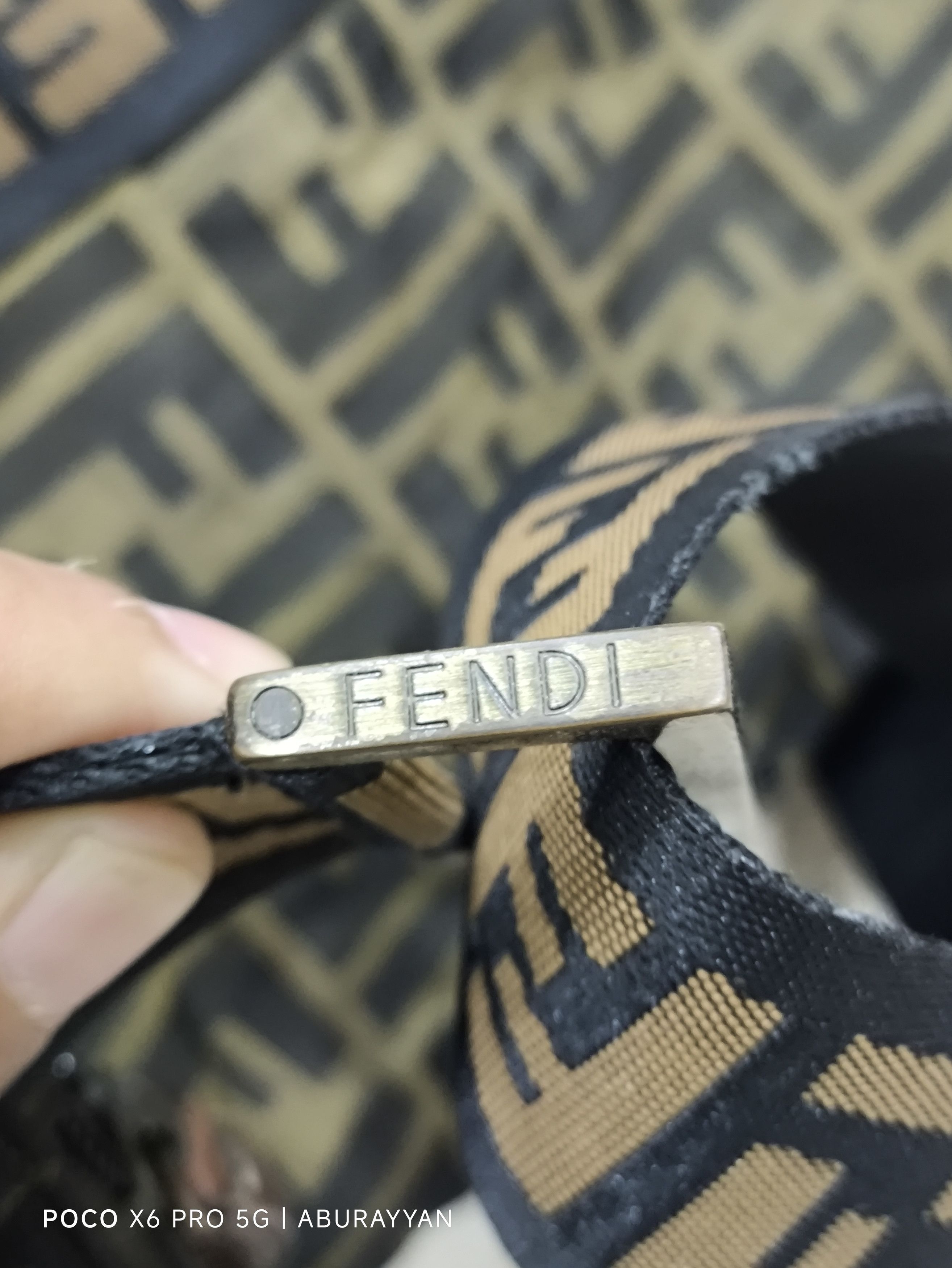 Fendi Fendi Brown Zucca Canvas Flat Messenger Bag Size ONE SIZE - 6 Thumbnail