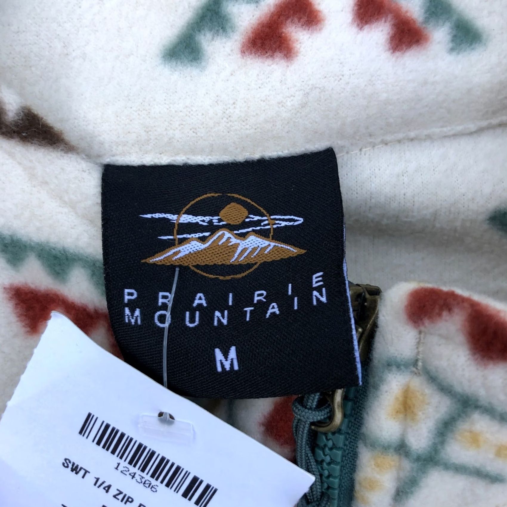 Vintage PRAIRIE MOUNTAIN 1/2 Zip Yosemite National Park Pullover Sweatshirt MED Fleece Shirt Mens M Yellow Multi Size US M / EU 48-50 / 2 - 5 Thumbnail