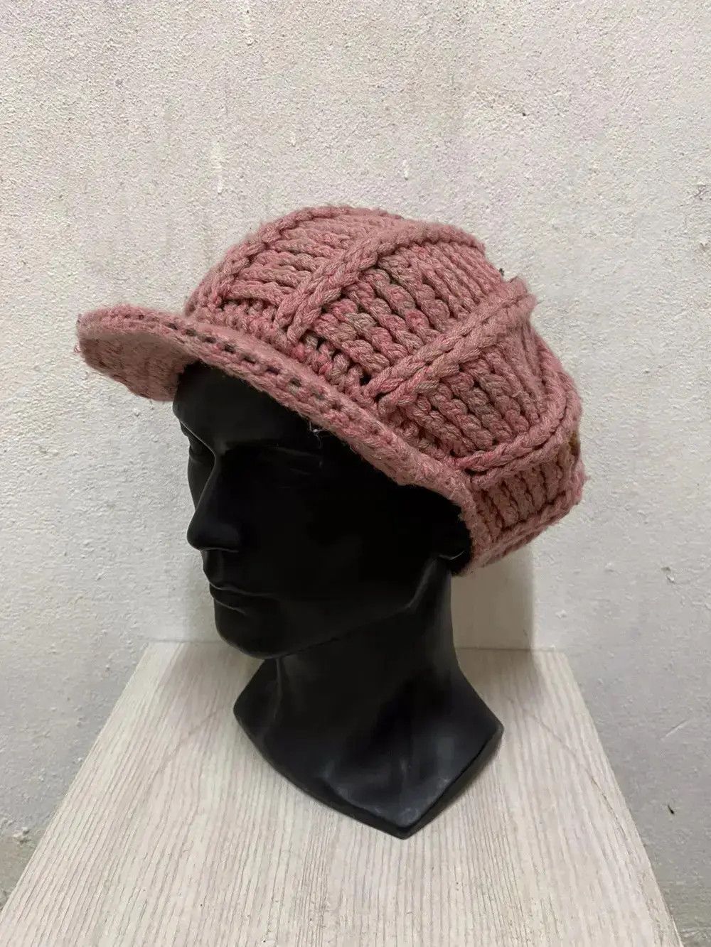 Japanese Brand Japanese Brand Crochet Visor Beanie Hat Size ONE SIZE - 2 Thumbnail