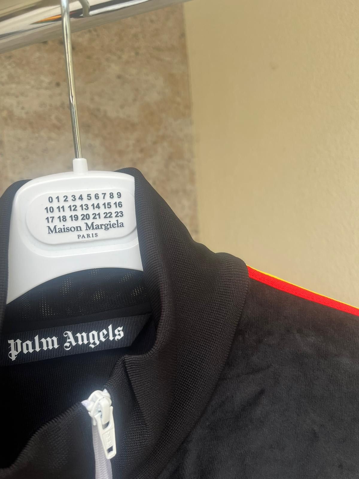 Palm Angels Chenille Track Jacket in Black Size US L / EU 52-54 / 3 - 6 Thumbnail