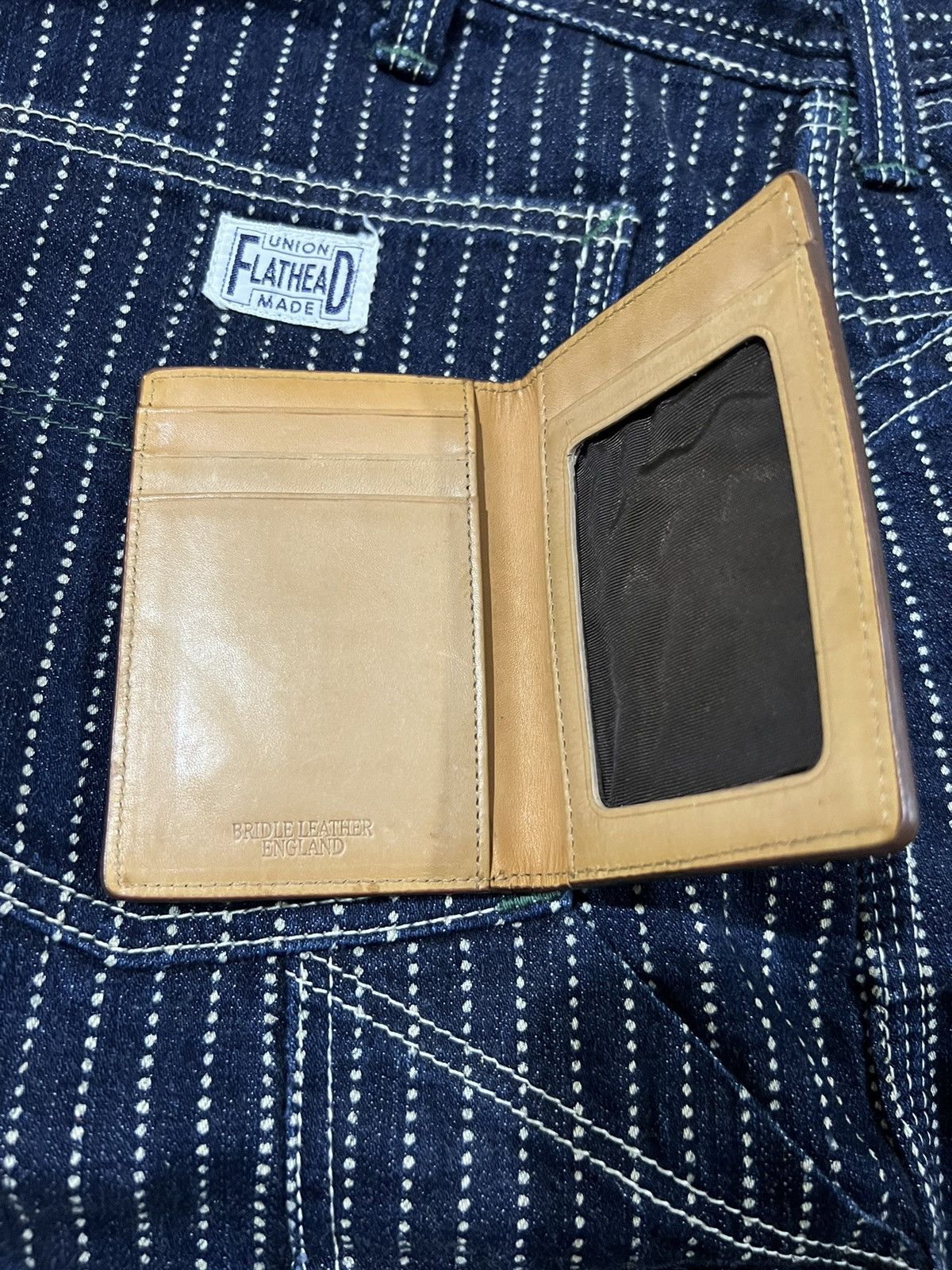 Bit & Bridle × Genuine Leather × Redmoon Bridle Leather England Craft Bifold Card & Money Slot Wallet Size ONE SIZE - 3 Thumbnail