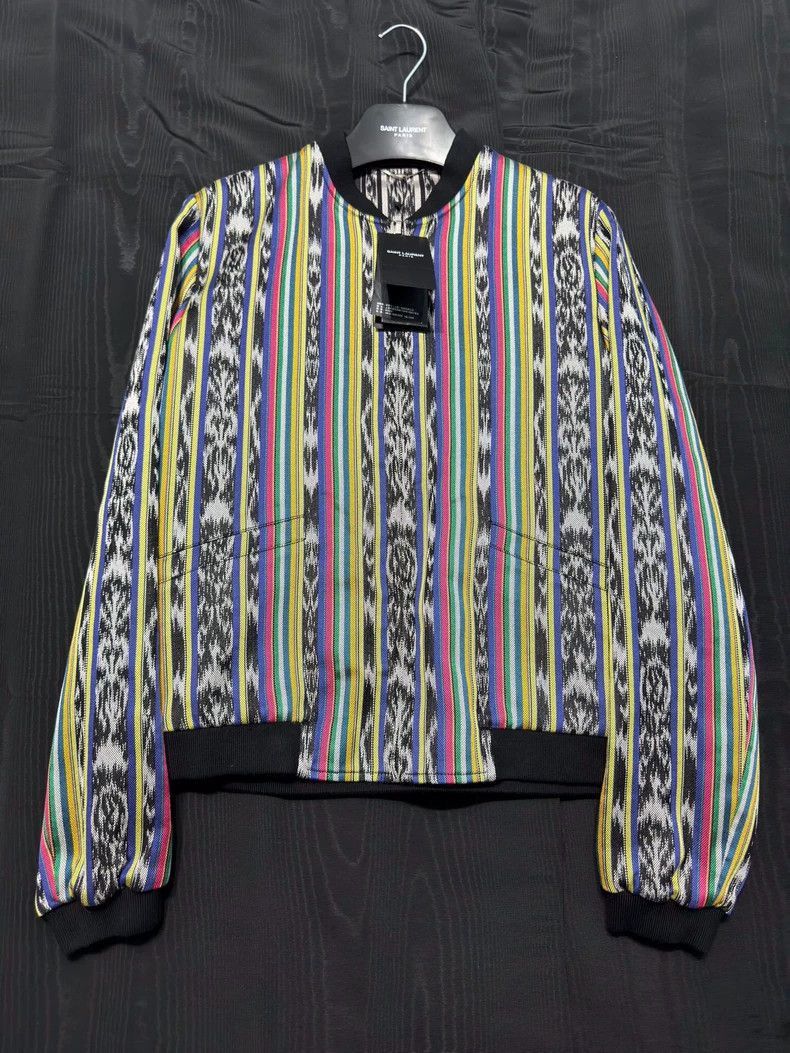 Saint Laurent Paris Saint Laurent Paris Saint Laurent Reversible Striped Jacke Size US L / EU 52-54 / 3 - 1 Thumbnail