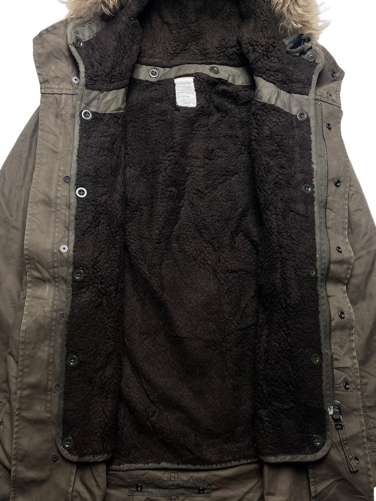 If Six Was Nine 2000s Back Number - Fur Hoodie Jacket Size US L / EU 52-54 / 3 - 7 Thumbnail