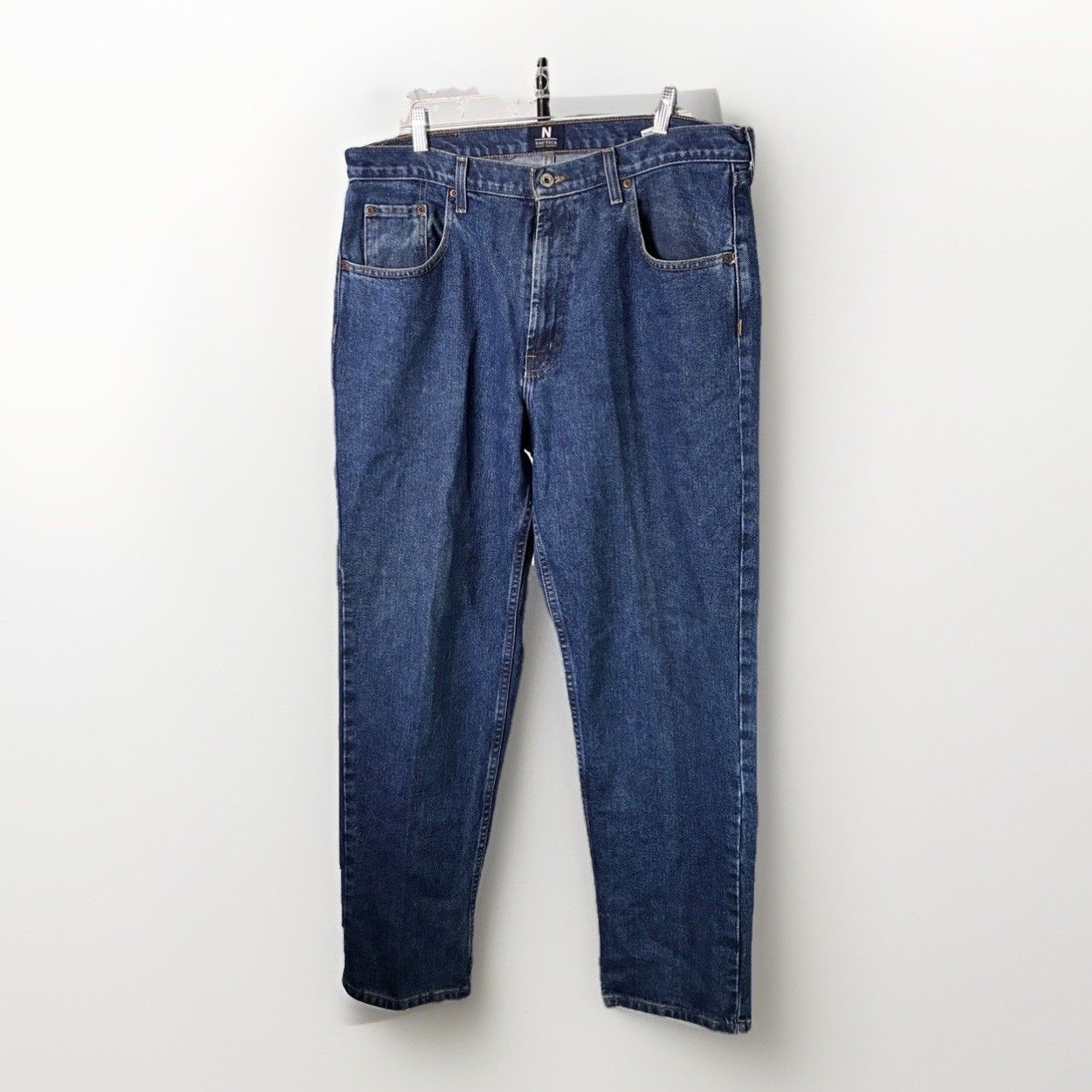 Nautica Vintage Nautica Mid Wash Blue Mens 38x32 Relaxed Fit Baggy Size US 38 / EU 54 - 1 Thumbnail
