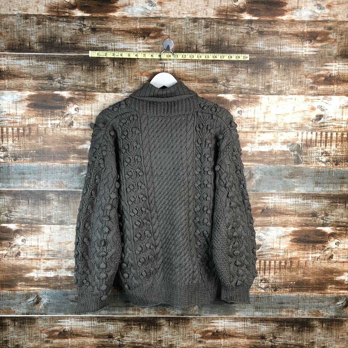 Vintage 💥RARE💥 Lipstar japan Grey Cardigan Knitwear #A1330 Size US M / EU 48-50 / 2 - 12 Thumbnail