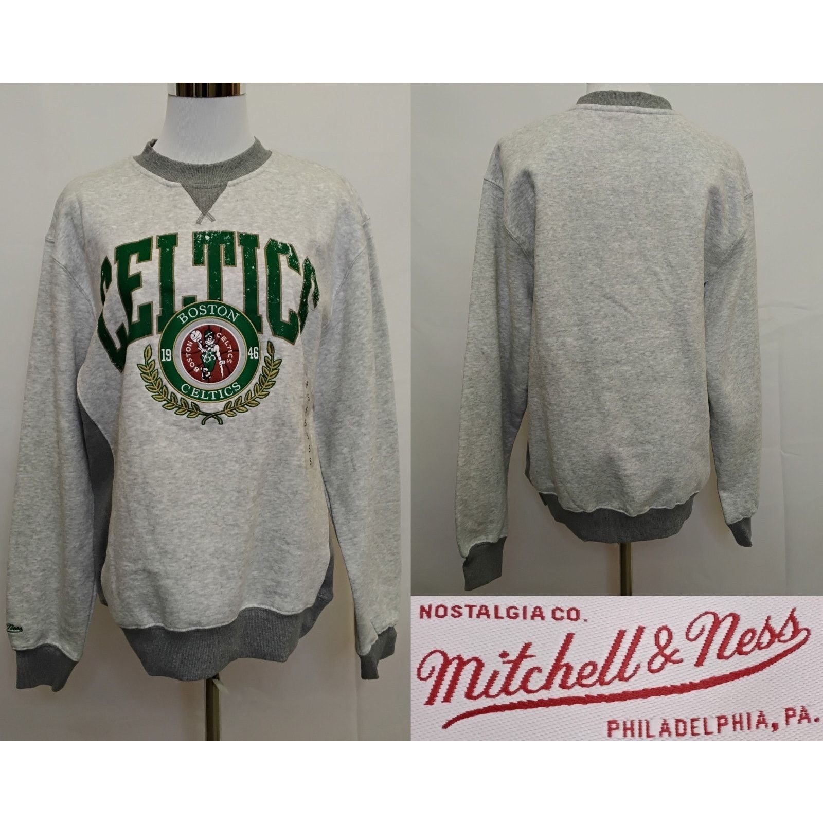 Mitchell & Ness Mitchell & Ness Celtics NBA Crewneck Sweatshirt Size S NWT Size US S / EU 44-46 / 1 - 1 Thumbnail