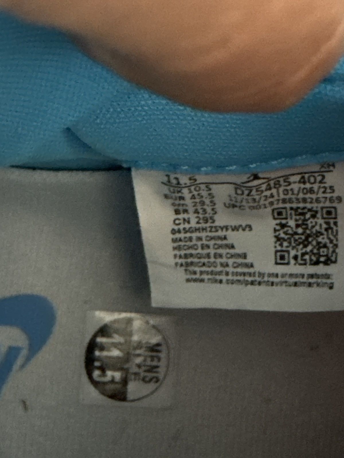 Nike UNC Reimagined AJ1 Retro Size US 11.5 / EU 44-45 - 5 Thumbnail