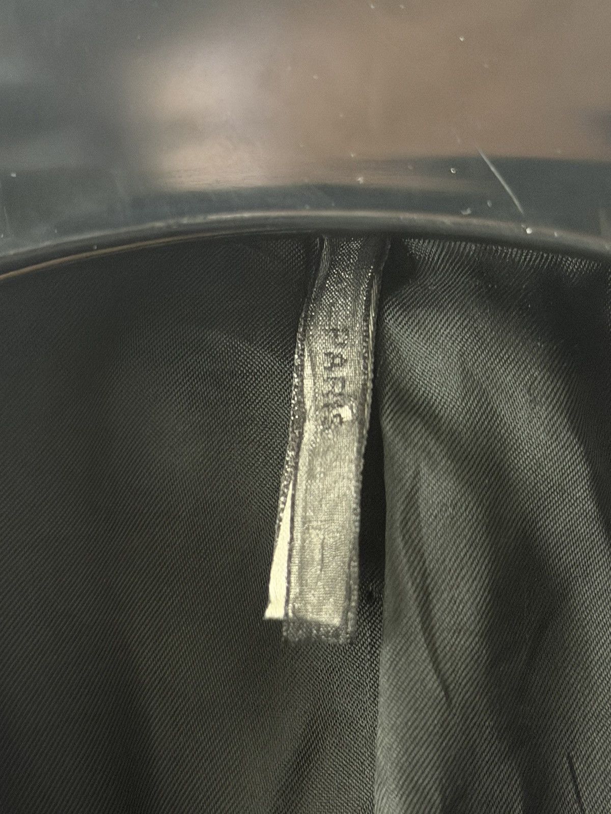 Dior Sample AW03 Luster “Strip” Waxed Distressed Denim Blazer 46 Size 46R - 8 Thumbnail