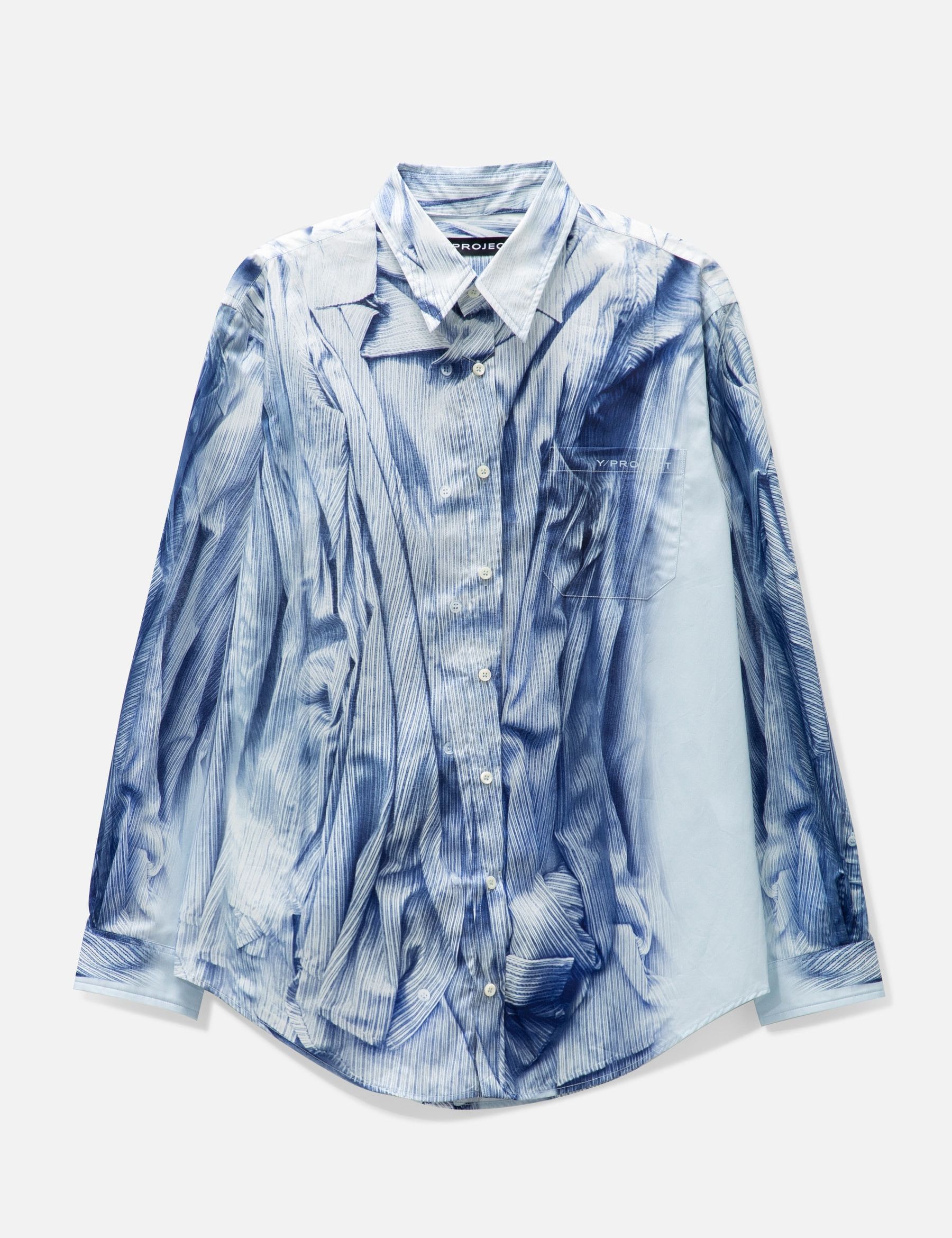 Y/Project $615 Y/Project Compact Print Shirt Size US L / EU 52-54 / 3 - 1 Thumbnail