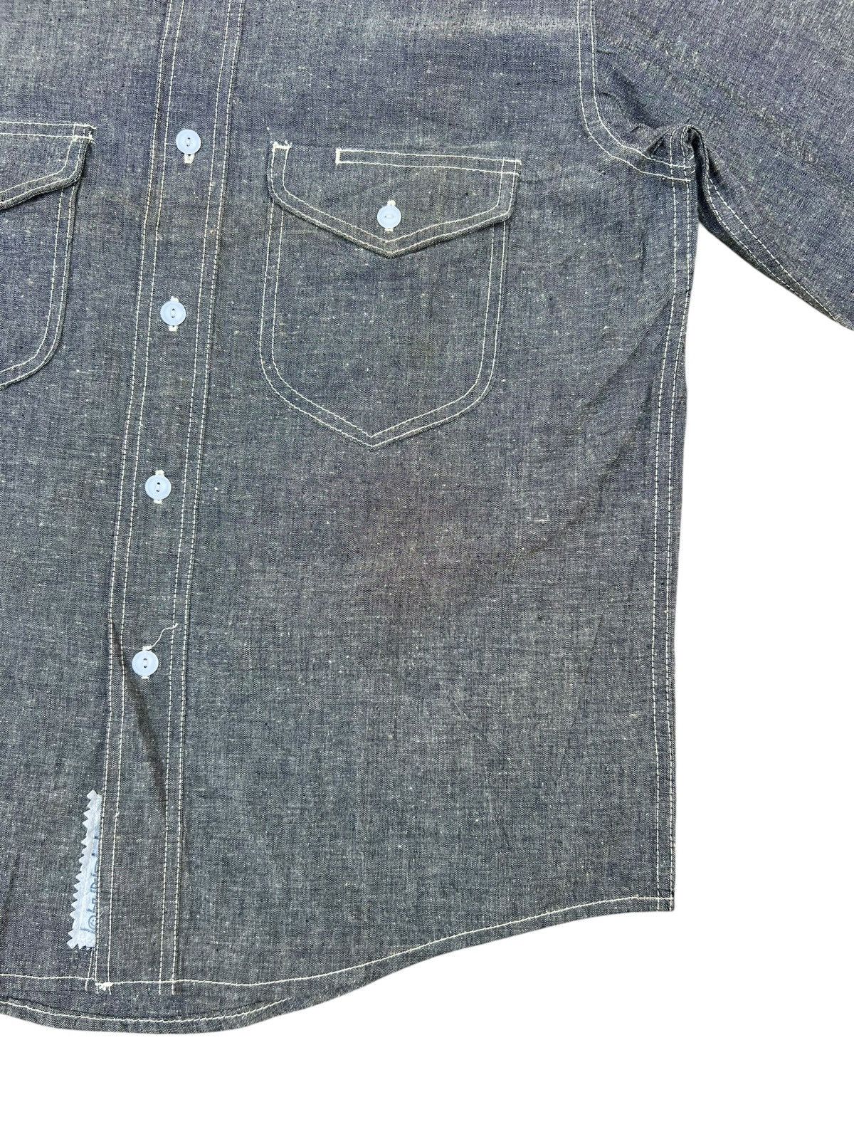 45rpm Dope & Drakkar Japan Chambray Work Shirt Size US M / EU 48-50 / 2 - 14 Thumbnail