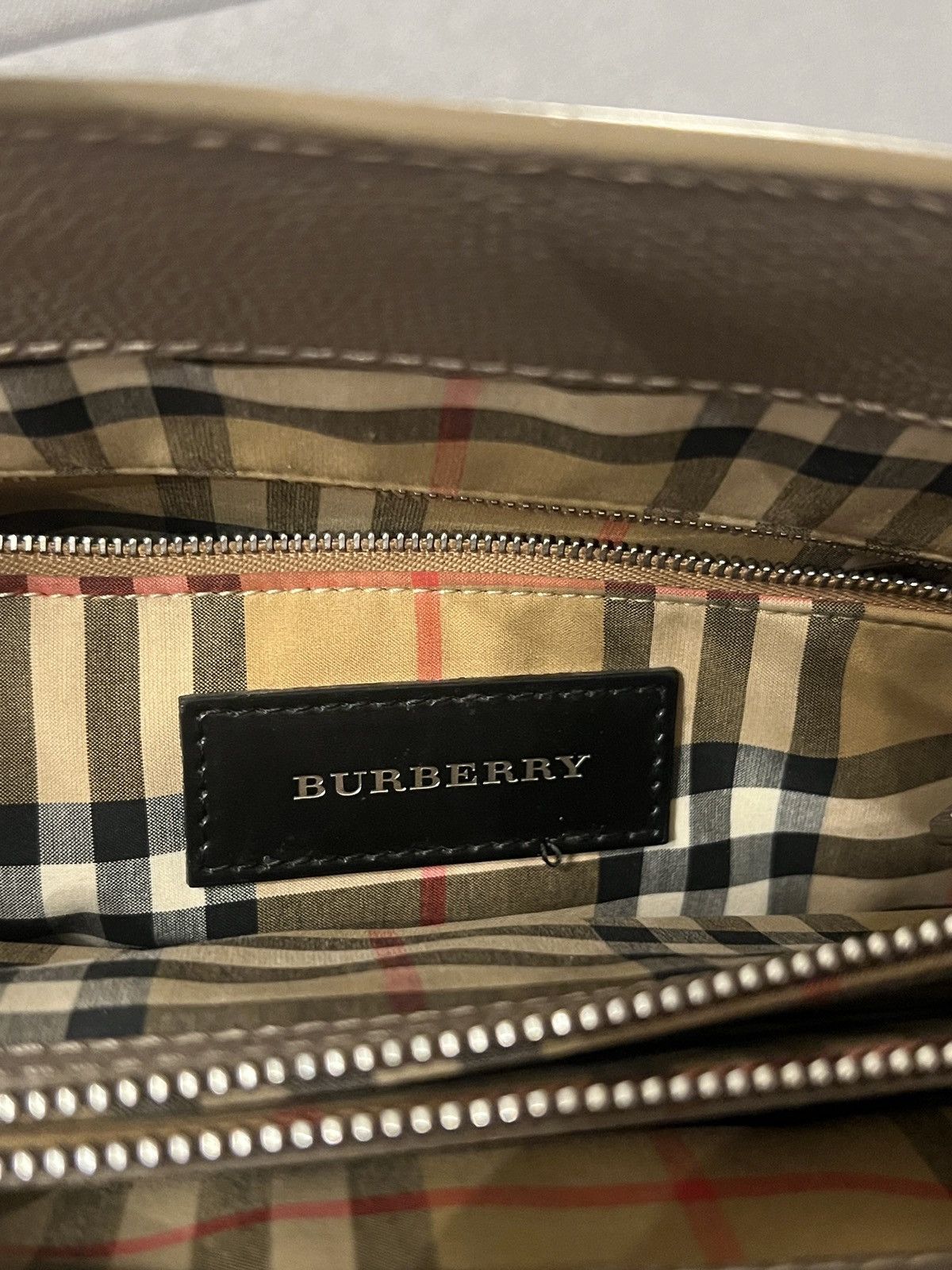 Burberry burberry banner leather bag Size ONE SIZE - 7 Thumbnail