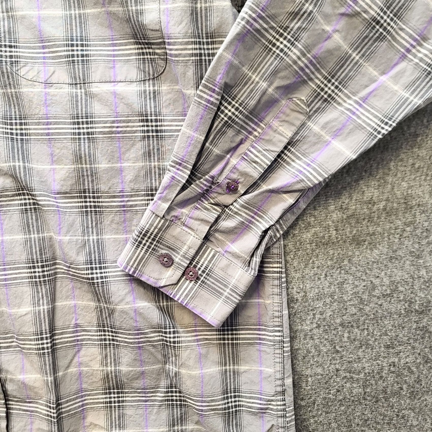 Vintage Cinch Shirt Mens S Button Up Regular Fit Long Sleeve Western Plaid Gray Cotton Cowboy Casual Shirt Mens S Size US S / EU 44-46 / 1 - 5 Thumbnail