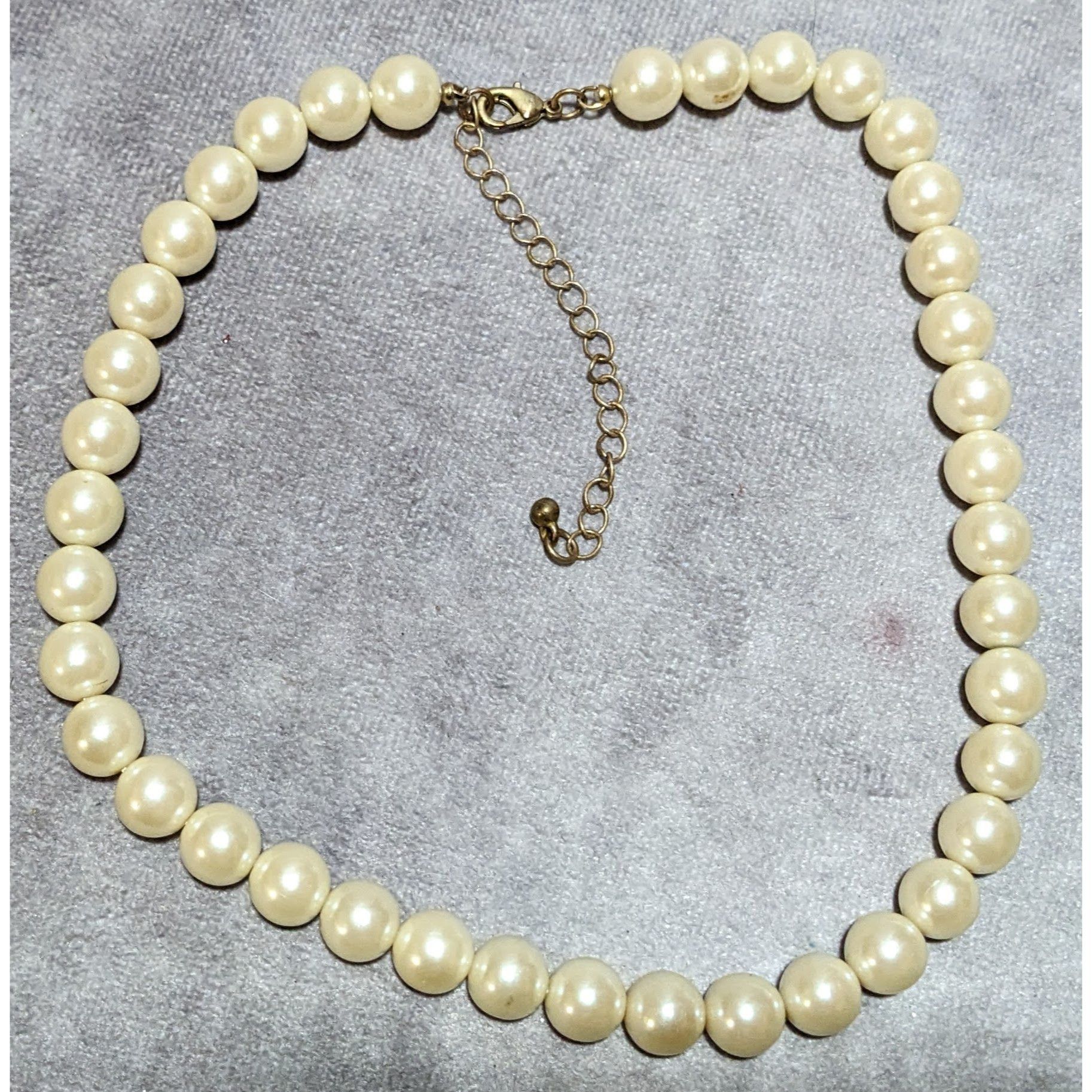 Other Elegant Cream Faux Pearl Bridal Necklace Size ONE SIZE - 8 Thumbnail