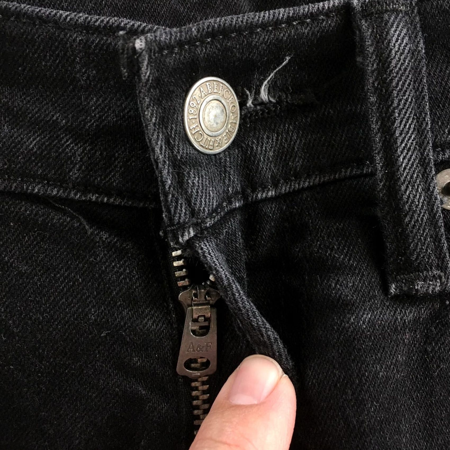 Abercrombie & Fitch Abercrombie & Fitch Felix Super Skinny Jeans Womens 30x28.5 Black Size 29" - 4 Thumbnail