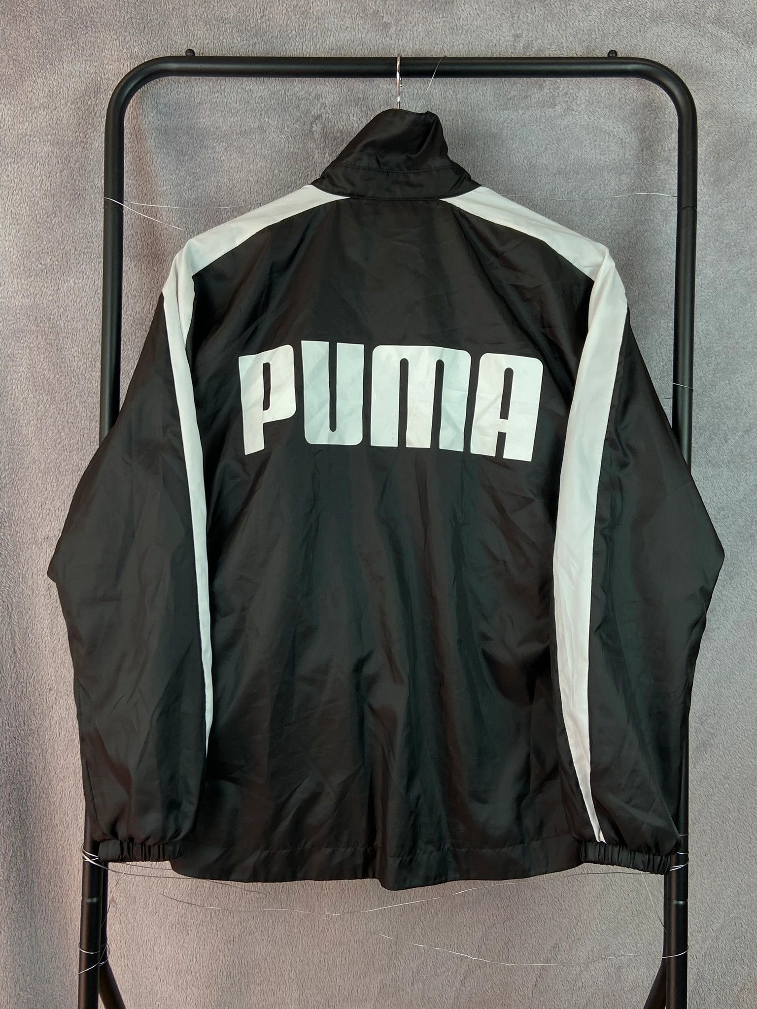 : Jacket Puma big logo back vintage streetwear y2k