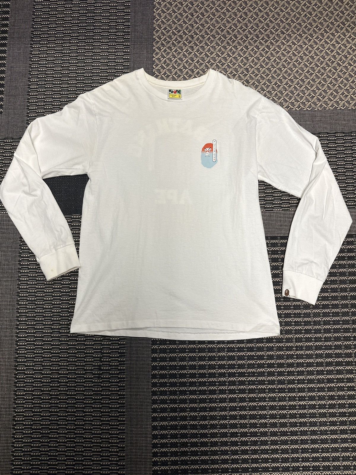 BAPE Kabuki White Long Sleeve