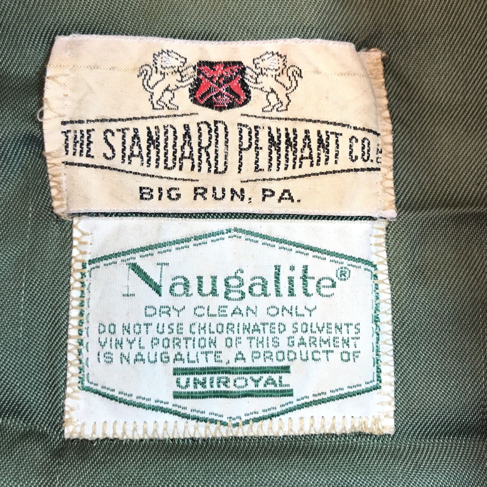 Vintage VINTAGE Naugalite Varsity Jacket Wool Letterman 42 XL Red Blue – Classic College preppy athletic jacket Mens Size US XS / EU 42 / 0 - 4 Thumbnail