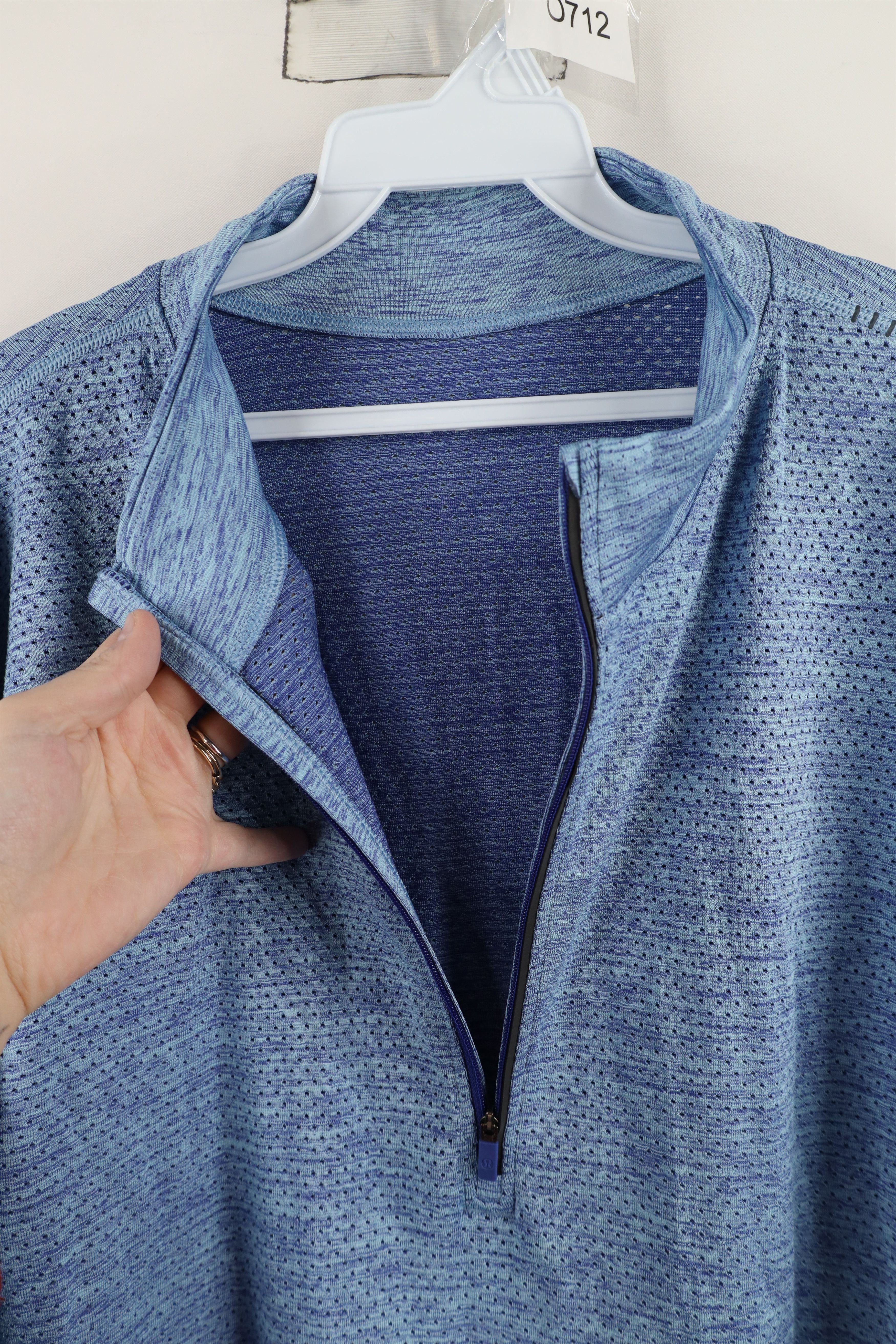 Vintage Lululemon Vent Tech Vented Half Zip Pullover Top Jacket Blue Size US XXL / EU 58 / 5 - 6 Thumbnail