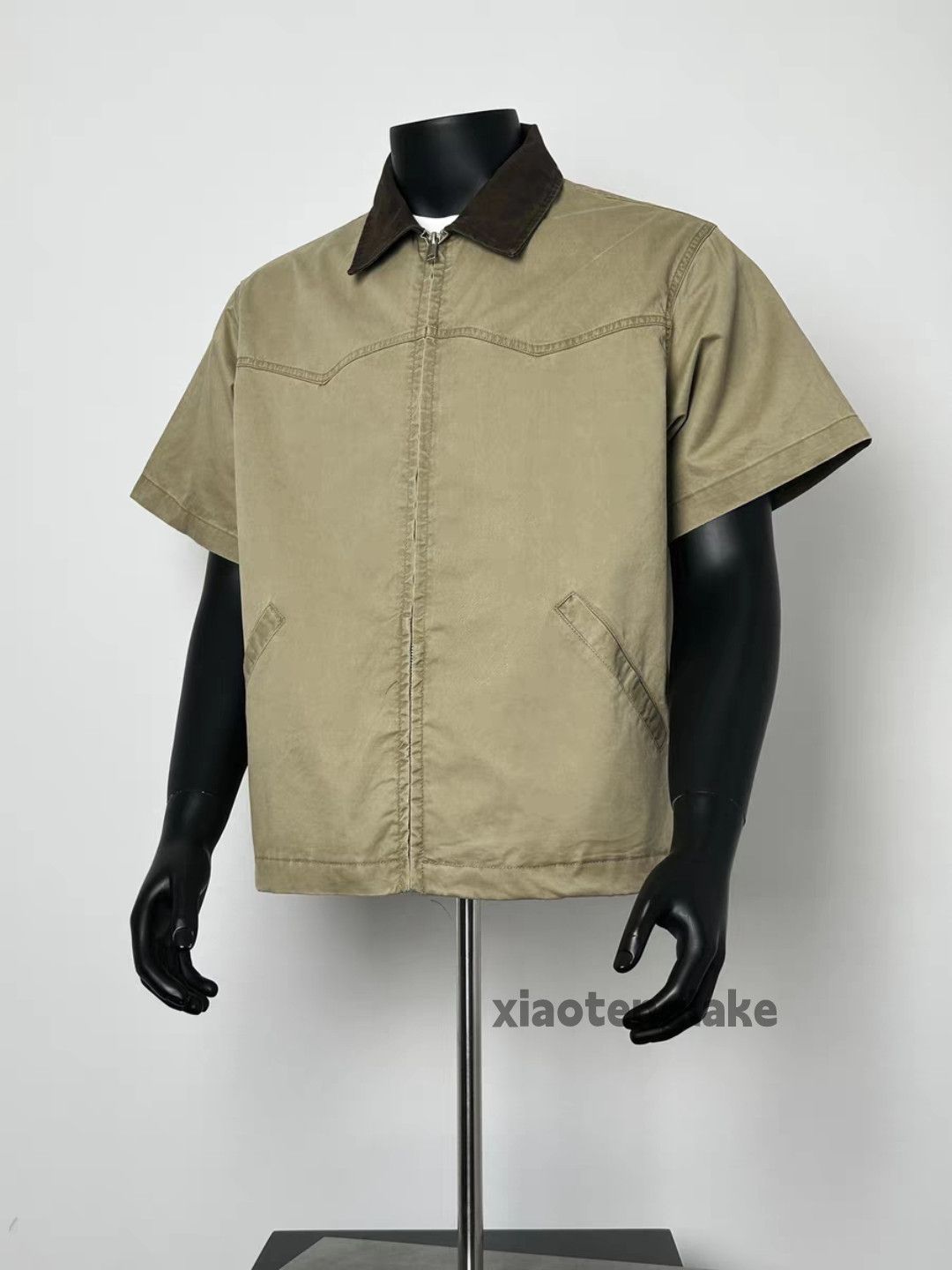 Vintage Unisex washed retro loose hiphop yuppie work shirt Size US XL / EU 56 / 4 - 6 Thumbnail