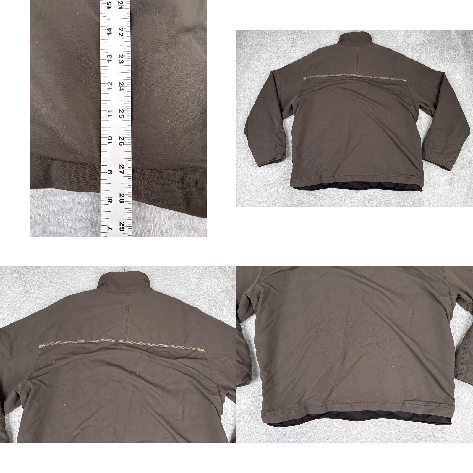 Timberland Timberland Jacket Mens 2XL Brown Canvas Quilted Lined Full Zip Workwear Outdoor Windbreaker Size US XXL / EU 58 / 5 - 9 Thumbnail