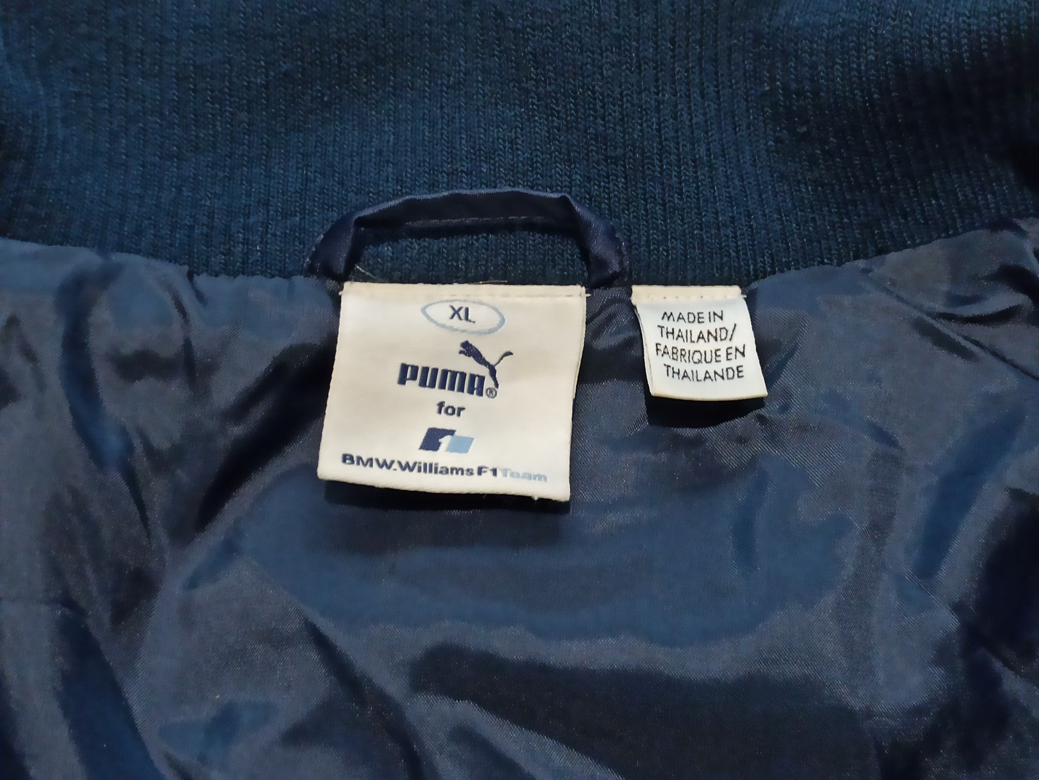 BMW × Puma × Vintage PUMA BMW WilliamsF1Team Vintage Jacket Size US XL / EU 56 / 4 - 4 Thumbnail