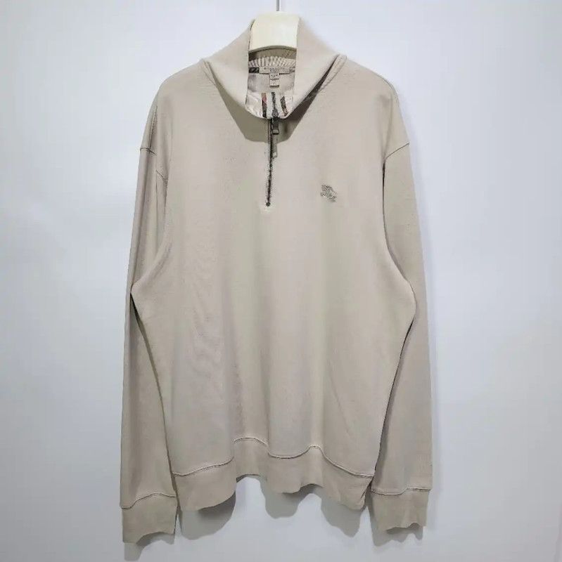 Burberry Burberry Women's Cotton Sweatshirt in Beige Size XXL / US 16-18 / IT 52-54 - 1 Thumbnail
