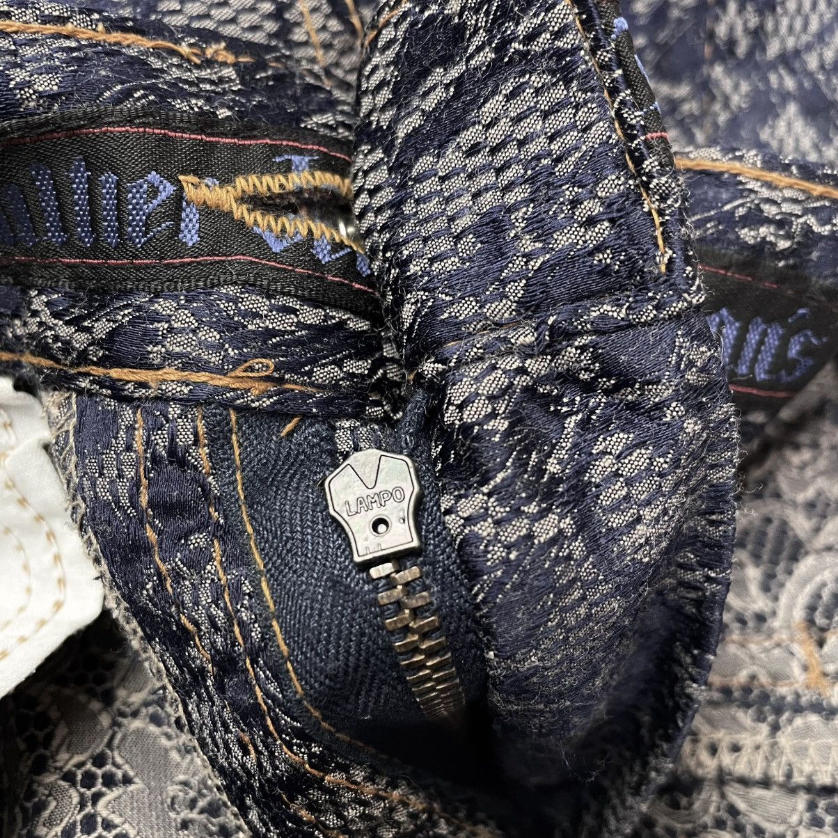Jean Paul Gaultier 1998 Jean Paul Gaultier Lace Floral Pants Jeans Vintage Size 30" / US 8 / IT 44 - 8 Thumbnail