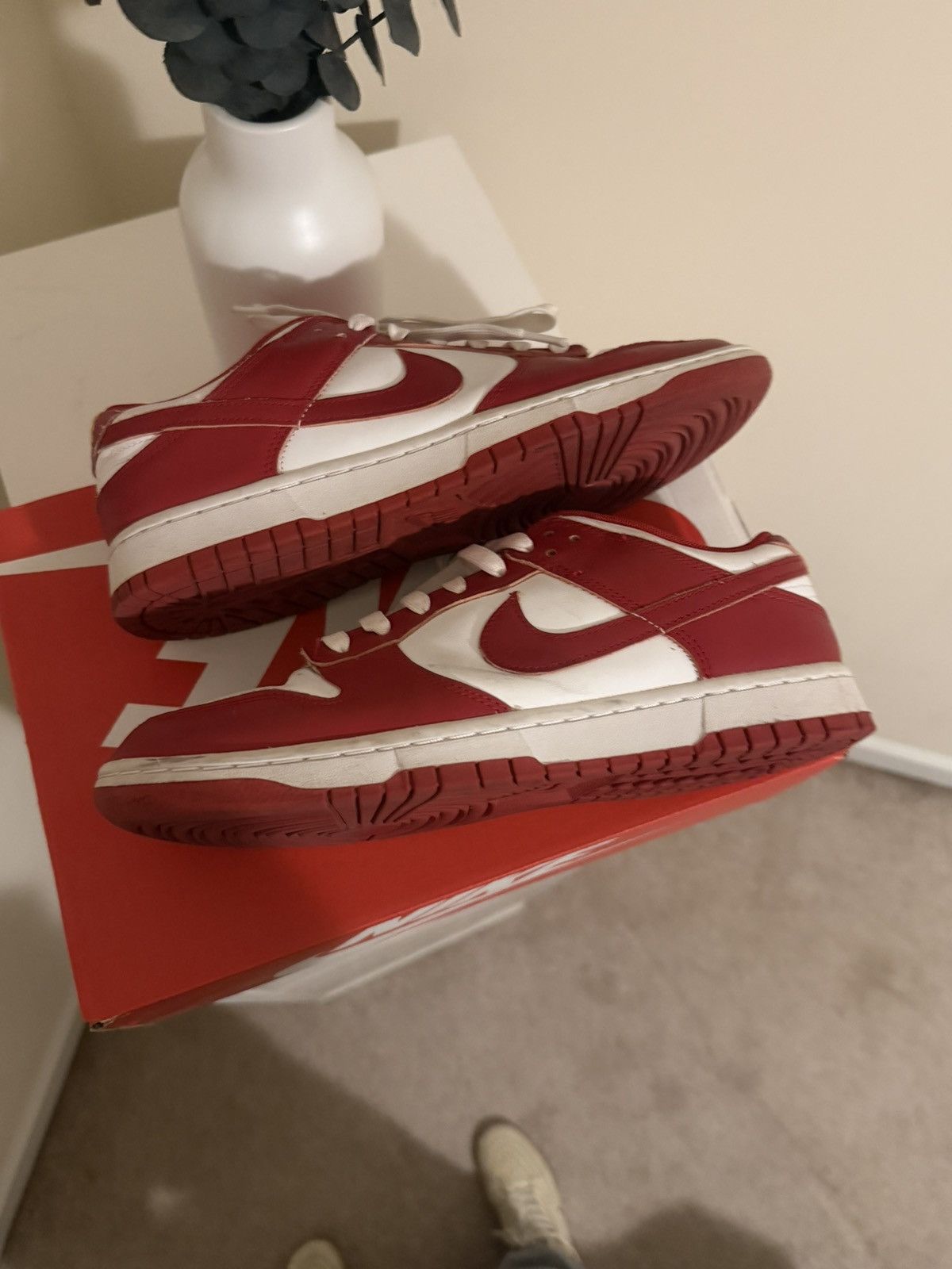 Nike Nike Dunk USC Red and Yellow Sneakers Size US 10 / EU 43 - 3 Thumbnail