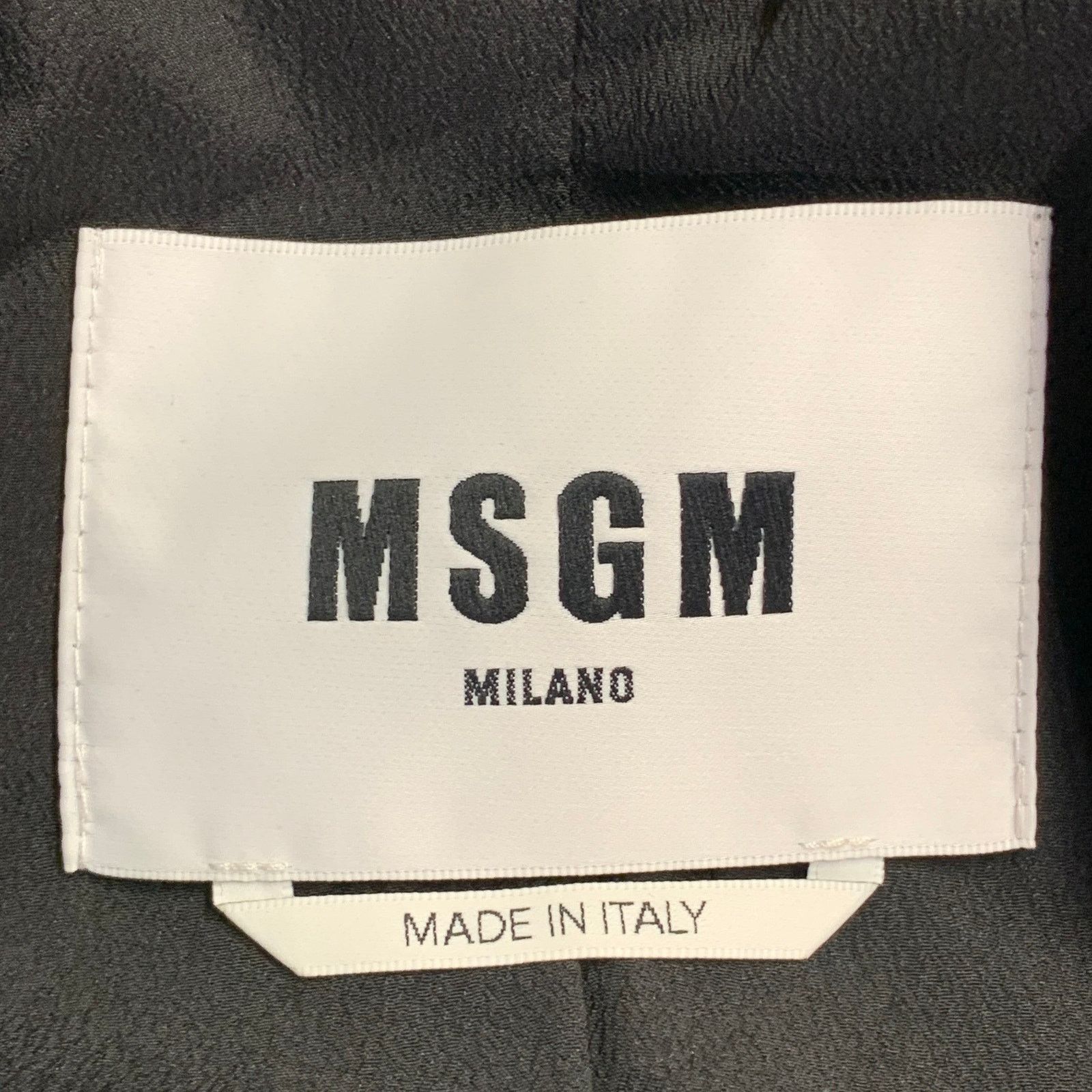 MSGM MSGM Size 34 Contrast Stitch Wool Notch Lapel Sport Coat Size 34R - 6 Thumbnail
