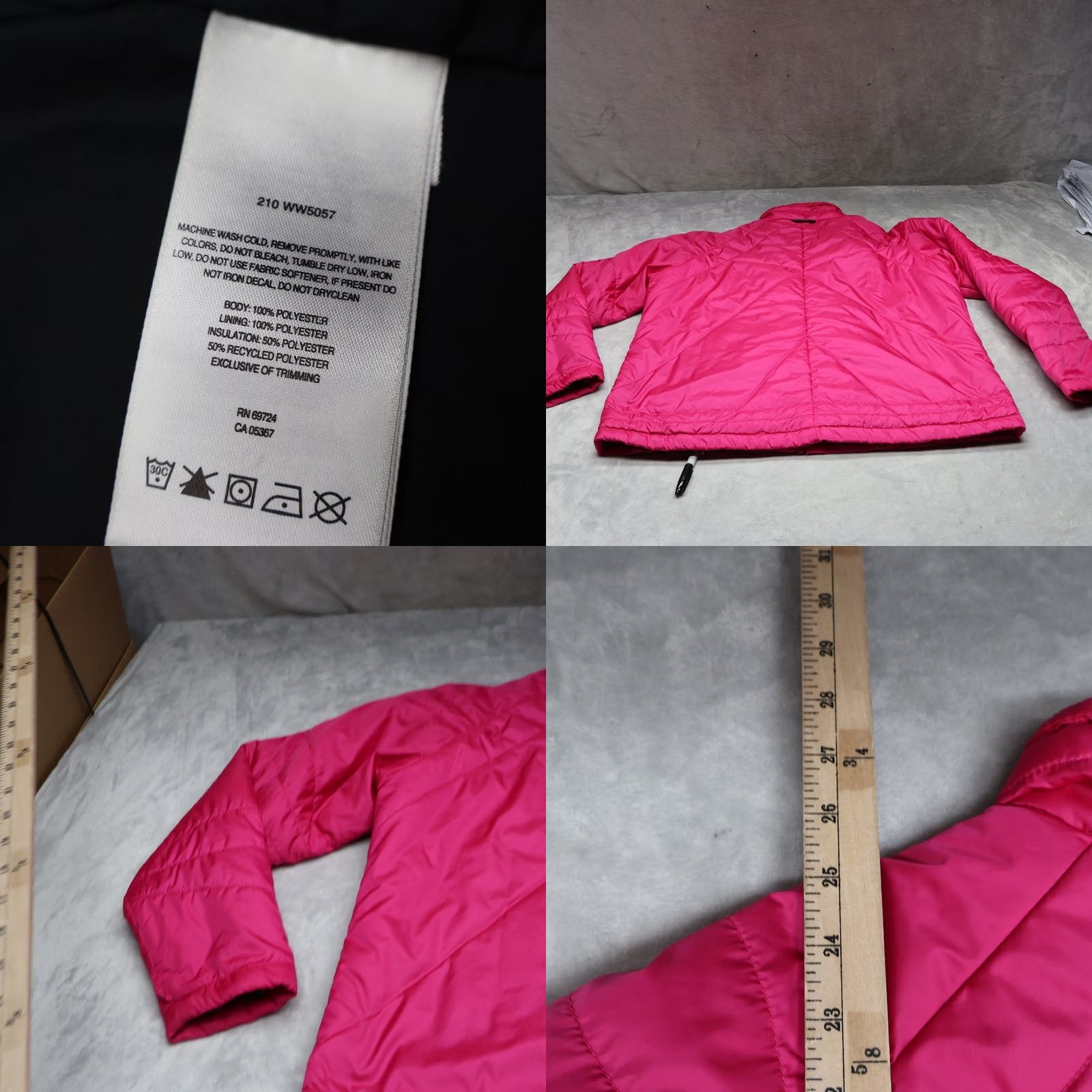 Vintage Columbia Jacket Women 2X Pink Puffer Omni-Heat Full Zip Outdoor Winter Size XXL / US 16-18 / IT 52-54 - 8 Thumbnail