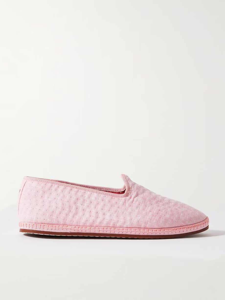 Loro Piana o1w1db10725 Loafers in Pink Size US 6 / IT 36 - 1 Thumbnail
