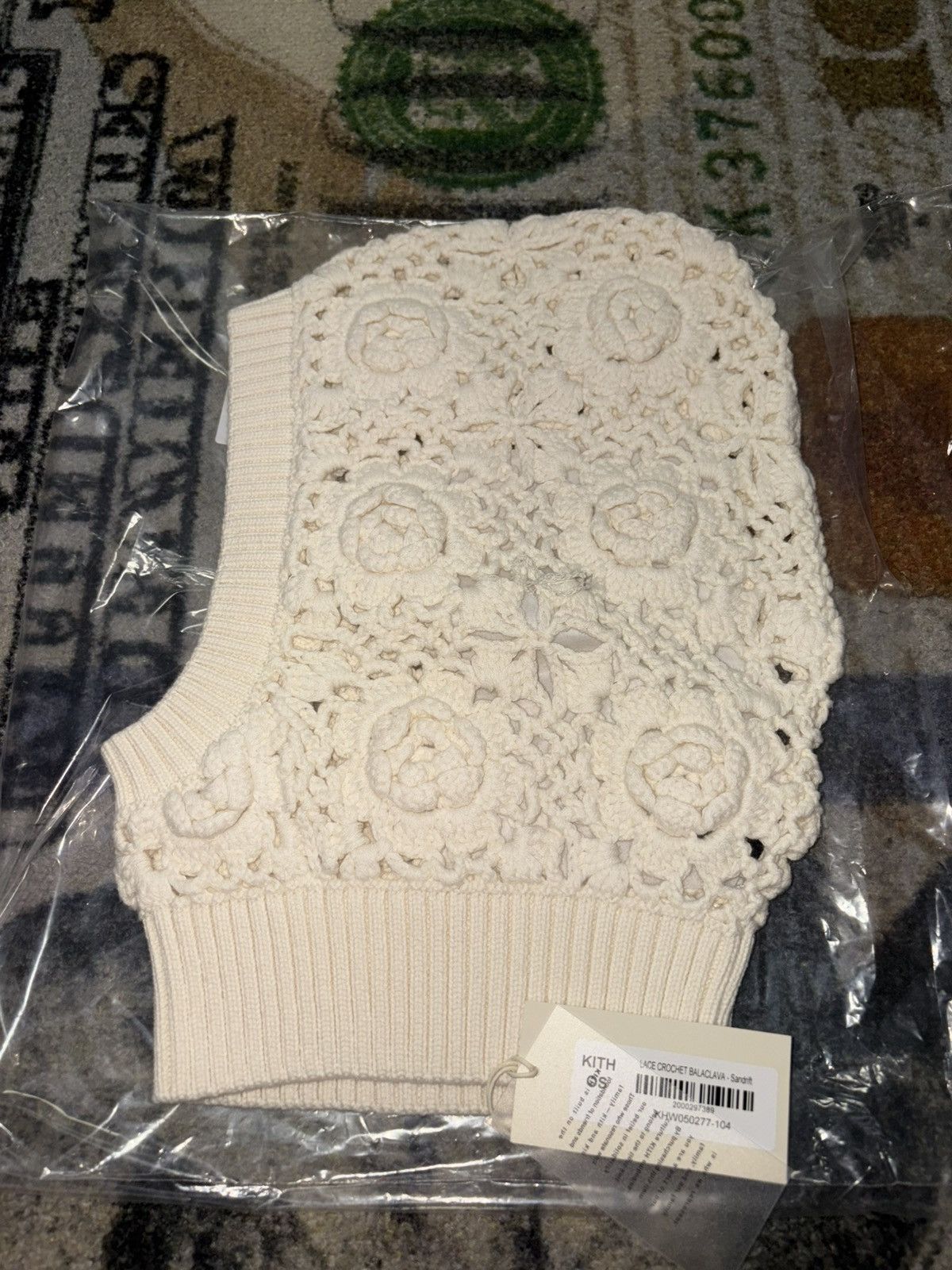 Kith Lisa for Kith Lace Crochet Balaclava Size ONE SIZE - 3 Thumbnail