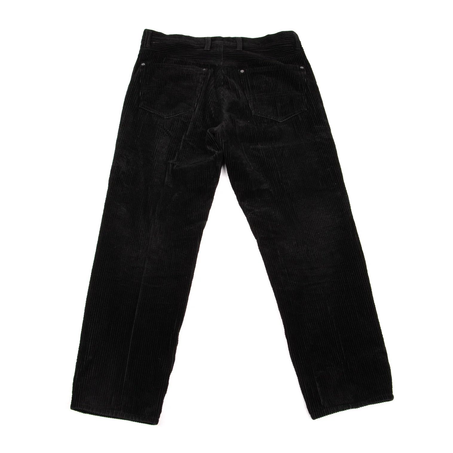 Issey Miyake Corduroy Straight Pants in Black, Size XL Size US 38 / EU 54 - 11 Thumbnail