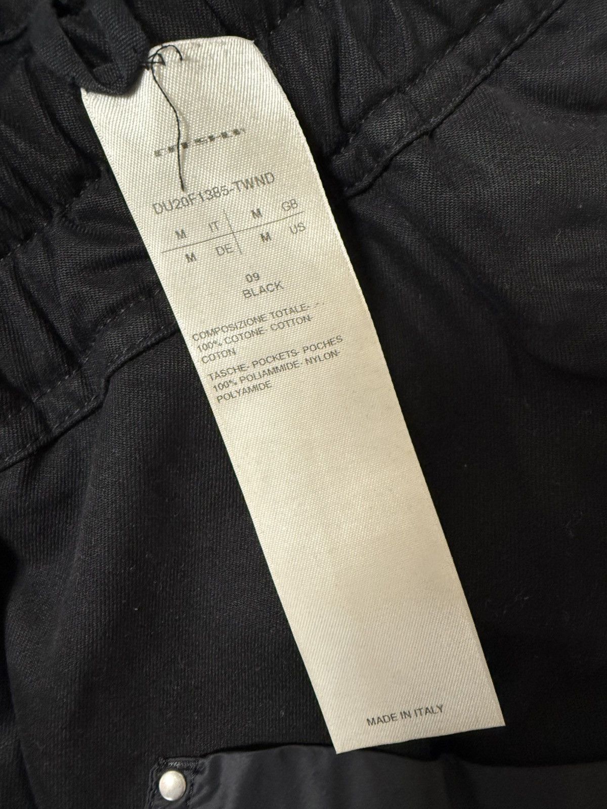 Rick Owens Drkshdw Rick Owens DRKSHDW Cargo Drawstring Size US 40 / EU 56 - 5 Thumbnail
