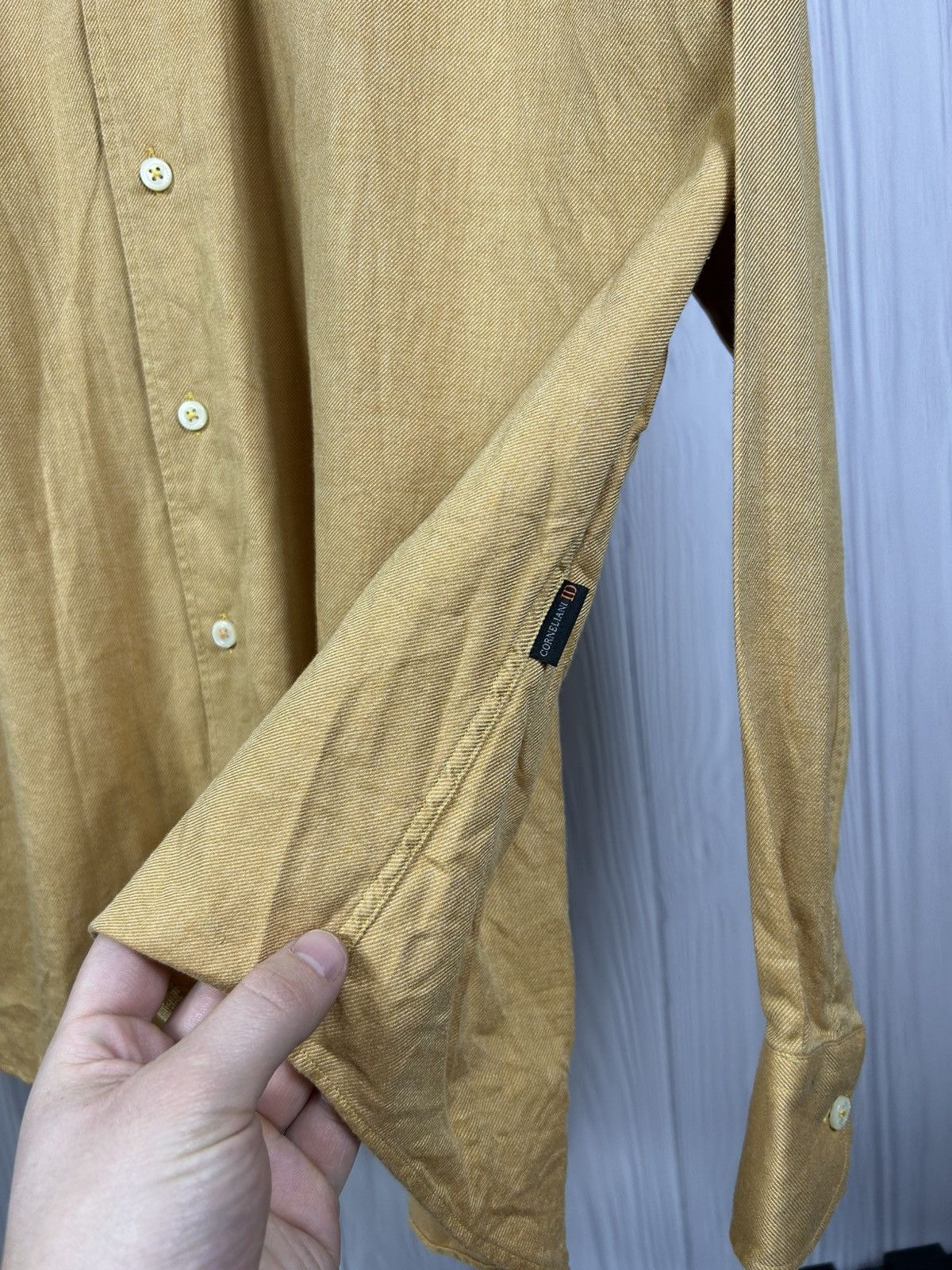 Corneliani Luxury Corneliani ID Button Up Shirt Size 17 1/2 - 44 Size US XL / EU 56 / 4 - 6 Thumbnail