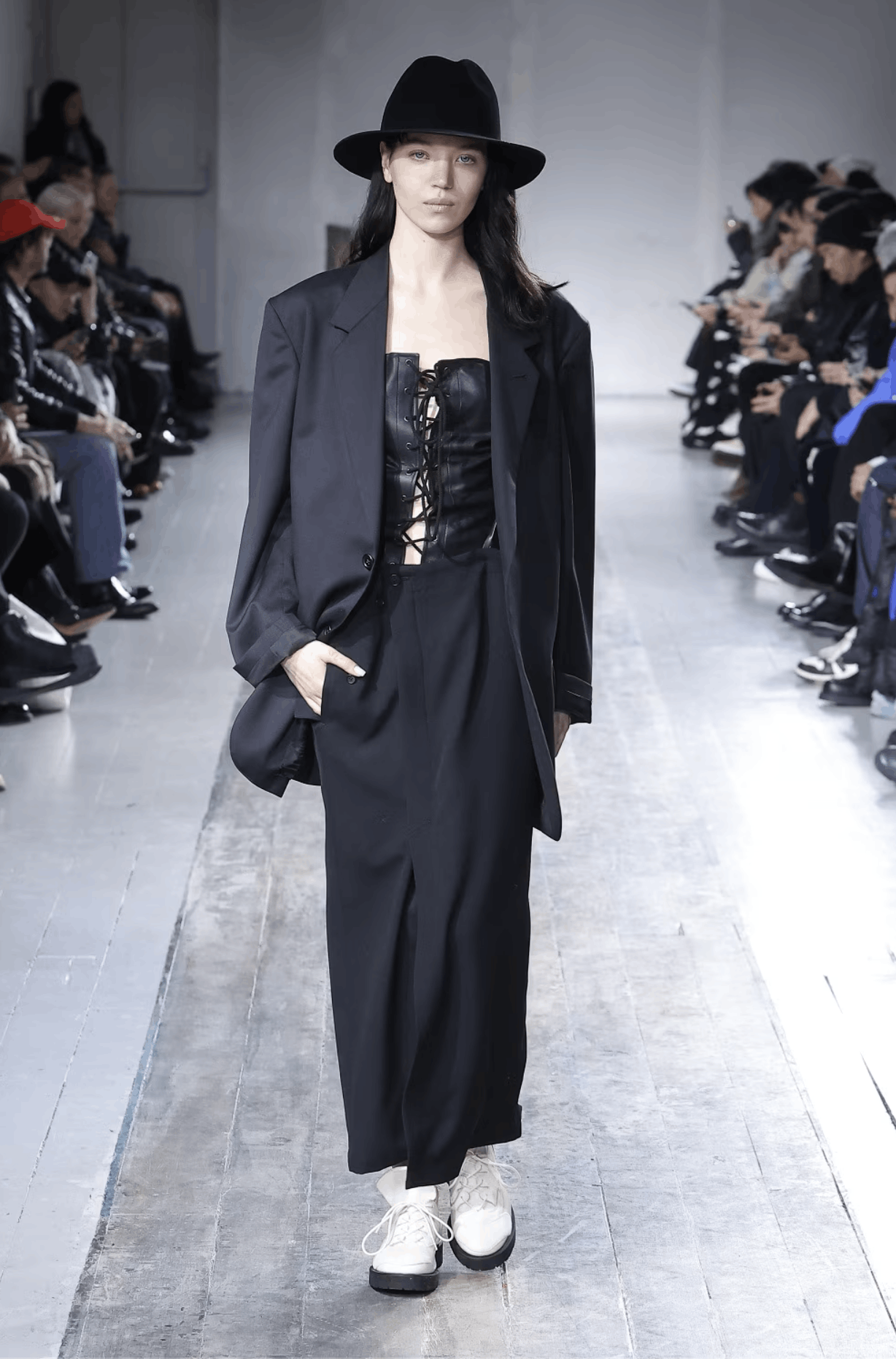 Yohji Yamamoto Yohji Yamamoto Pour Homme W/GABARDINE RIGHT SIDE VENTS SKIRT Size US 32 / EU 48 - 1 Thumbnail