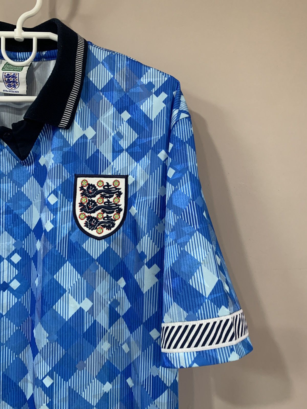 Other England Third Football Shirt Retro Score Draw Soccer Jersey Size US L / EU 52-54 / 3 - 3 Thumbnail