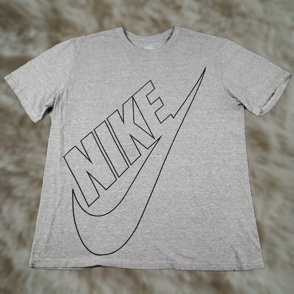 Nike Nike T Shirt Mens XL Gray Swoosh Short Sleeve Crew Neck Cotton Blend Logo Casual Athletic Shirt Mens XL Gray Nike T Shirt Size US XL / EU 56 / 4 - 1 Thumbnail