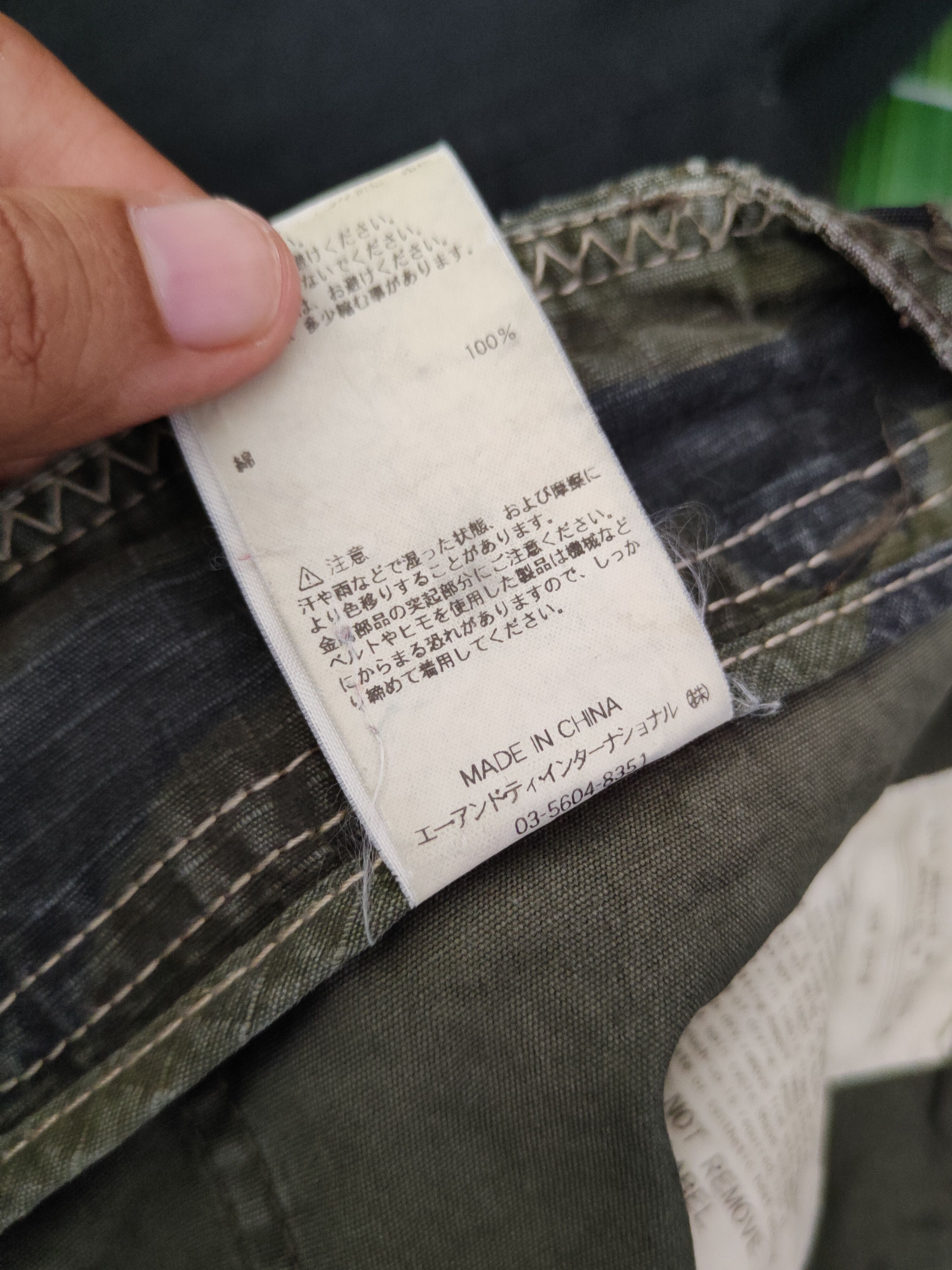 Alpha Industries DL Alpha Industries Camouflage Multipocket Cargo Pants #2348 Size 26" / US 2 / IT 38 - 13 Thumbnail