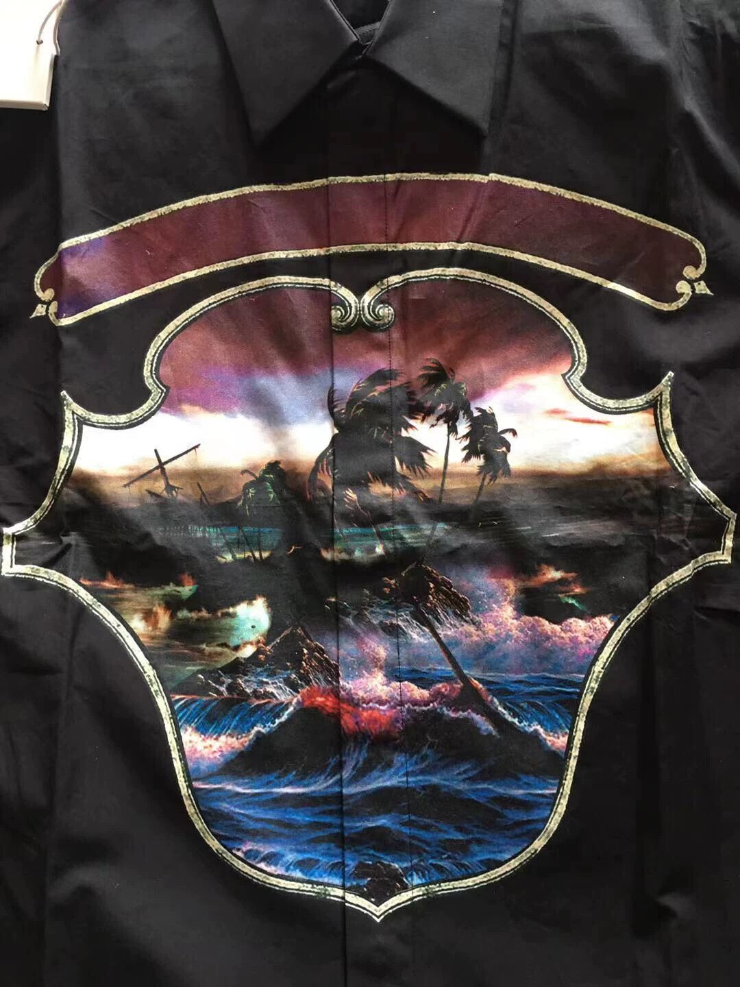 Givenchy Givenchy Hawaiian Wave Classic Shirt 39 Size US M / EU 48-50 / 2 - 3 Thumbnail