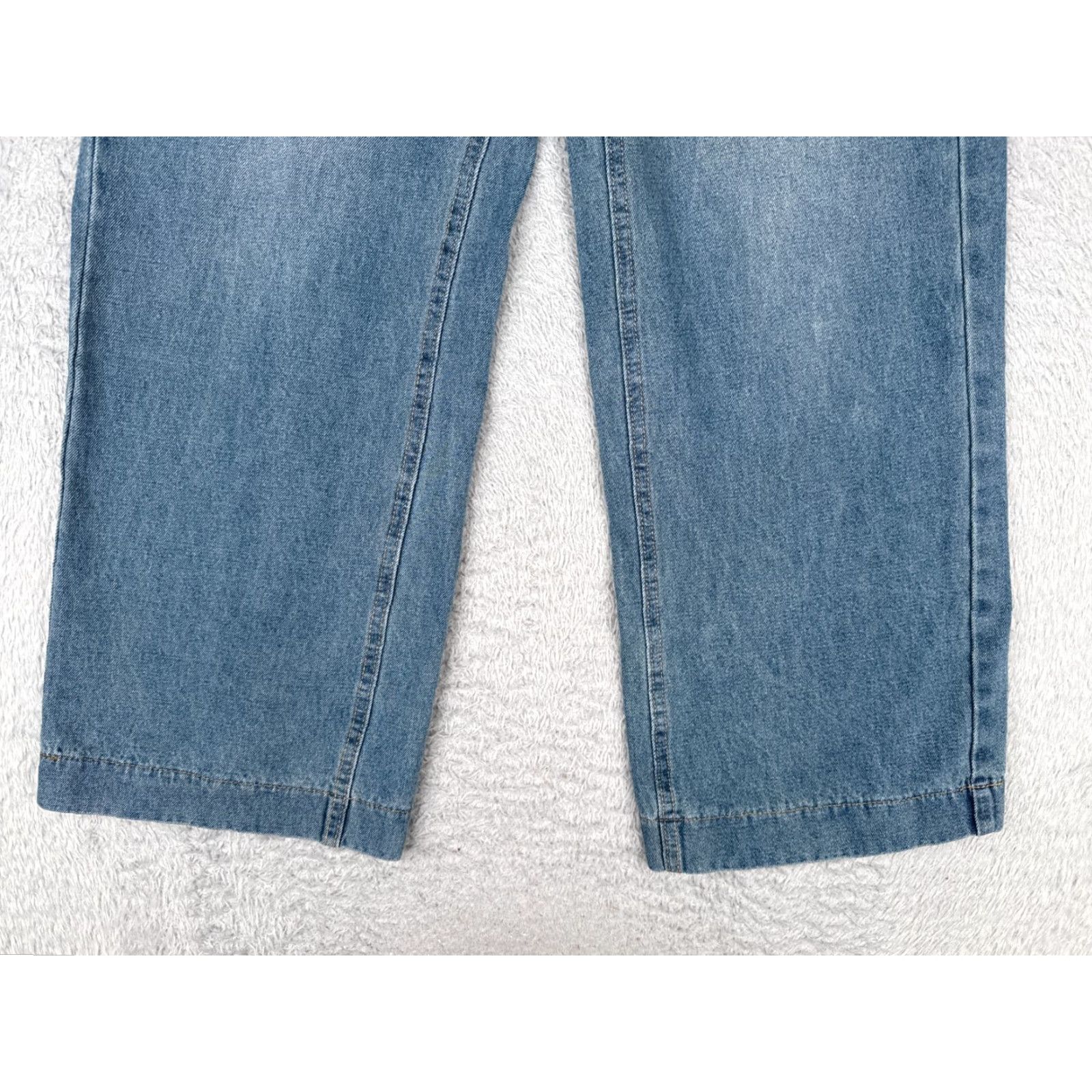 Madewell Madewell Jeans Women 26 Blue Denim Wide-Leg High Rise 26x28 Medium Wash Cotton Blend Womens Size 26" / US 2 / IT 38 - 2 Thumbnail