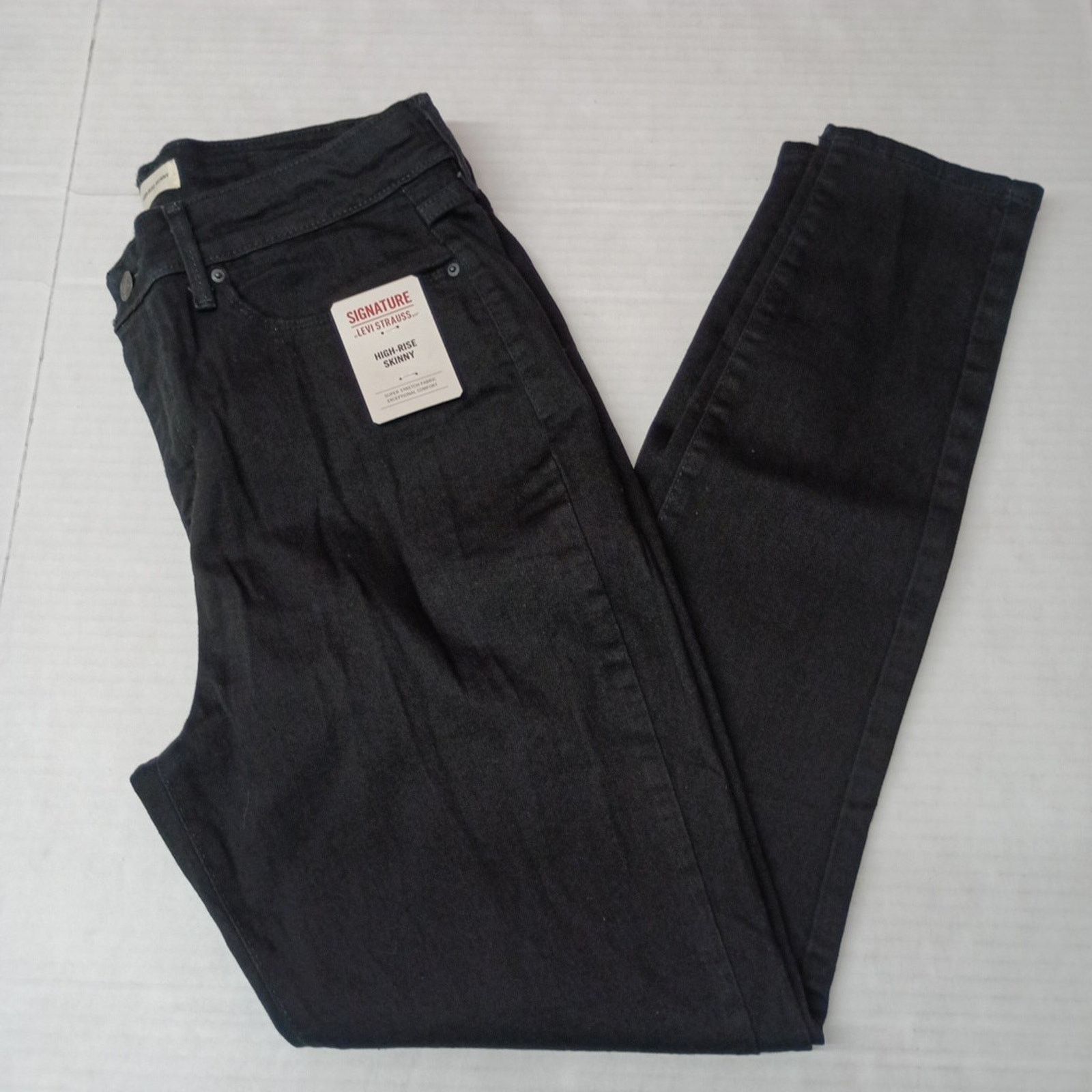 Levi's Levi High Rise Skinny Jeans Woman's Size 12 M 31x30 Black Size 34" / US 12 / IT 48 - 1 Thumbnail