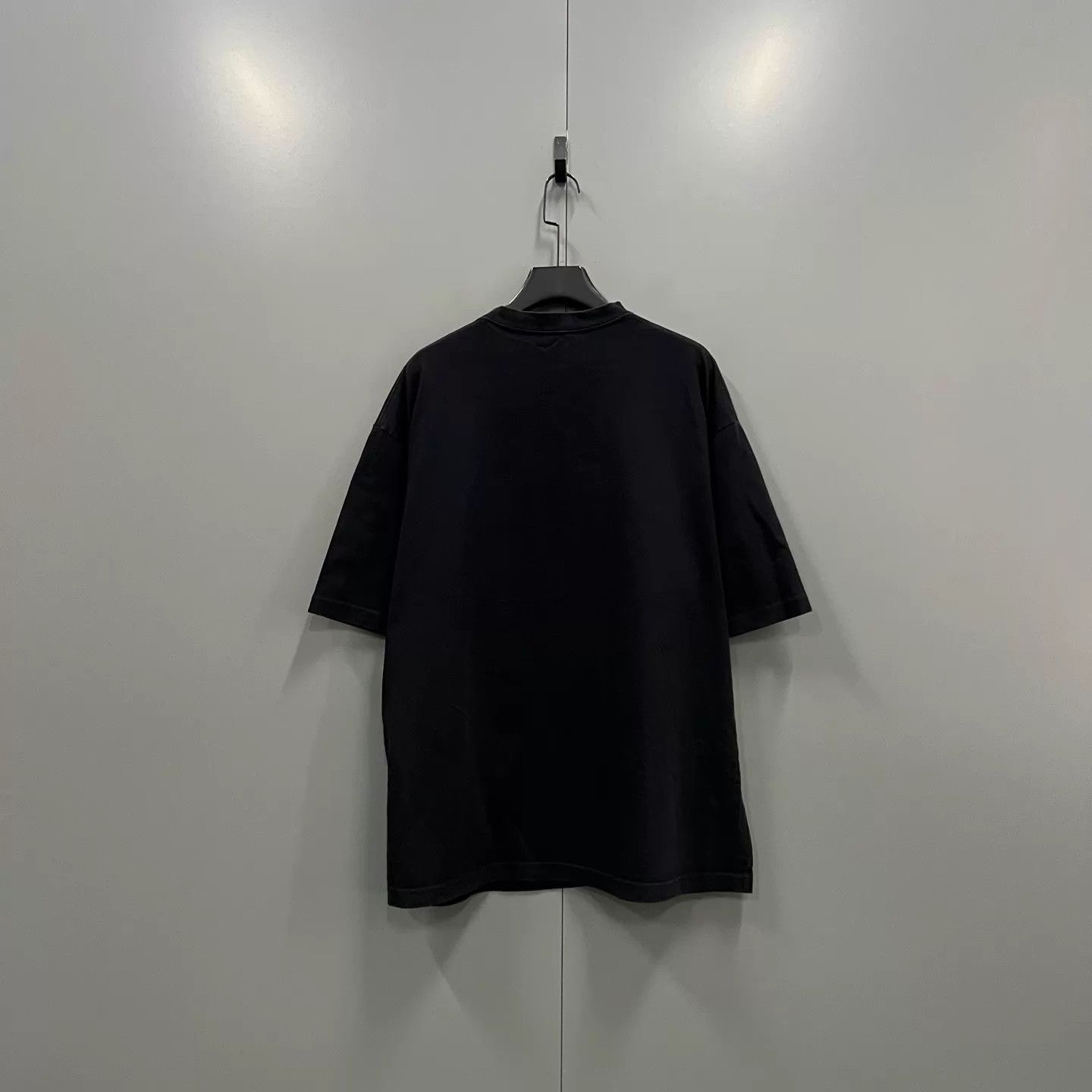 Balenciaga Balenciaga Black Print Logo Short Sleeve T-shirt XL Size XL / US 12-14 / IT 48-50 - 3 Thumbnail
