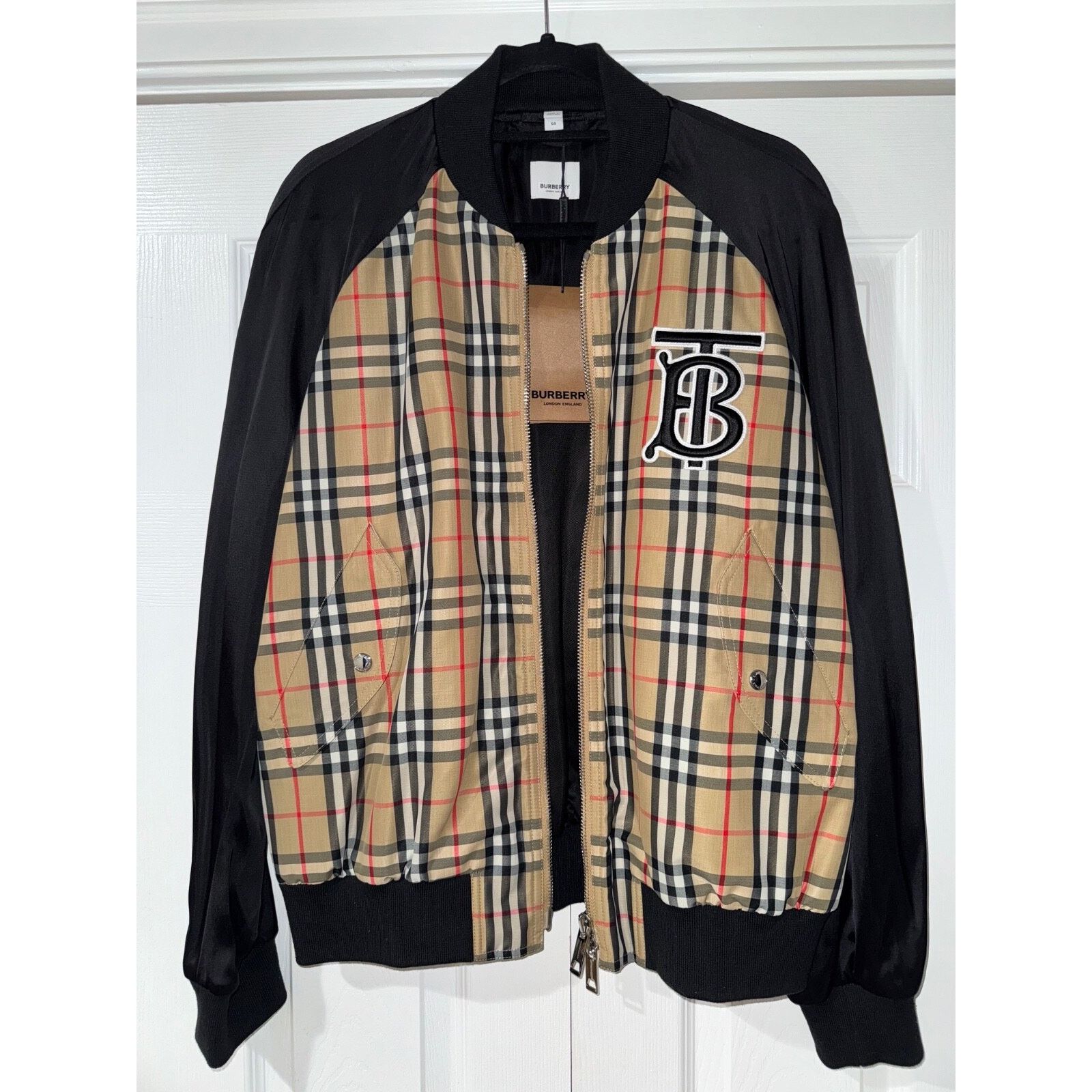 Burberry Burberry Harlington Nova Archive Bomber Varsity Jacket 50 40 Size US M / EU 48-50 / 2 - 11 Thumbnail