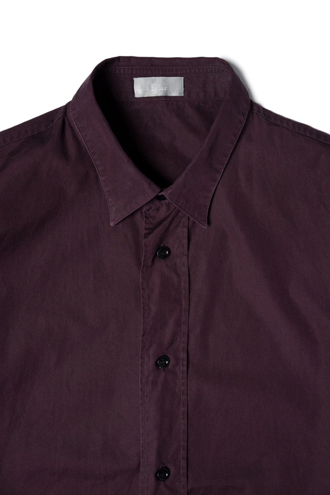 Dior Dior Homme FW04 Burgundy Shirt by Hedi Slimane Size US L / EU 52-54 / 3 - 3 Thumbnail