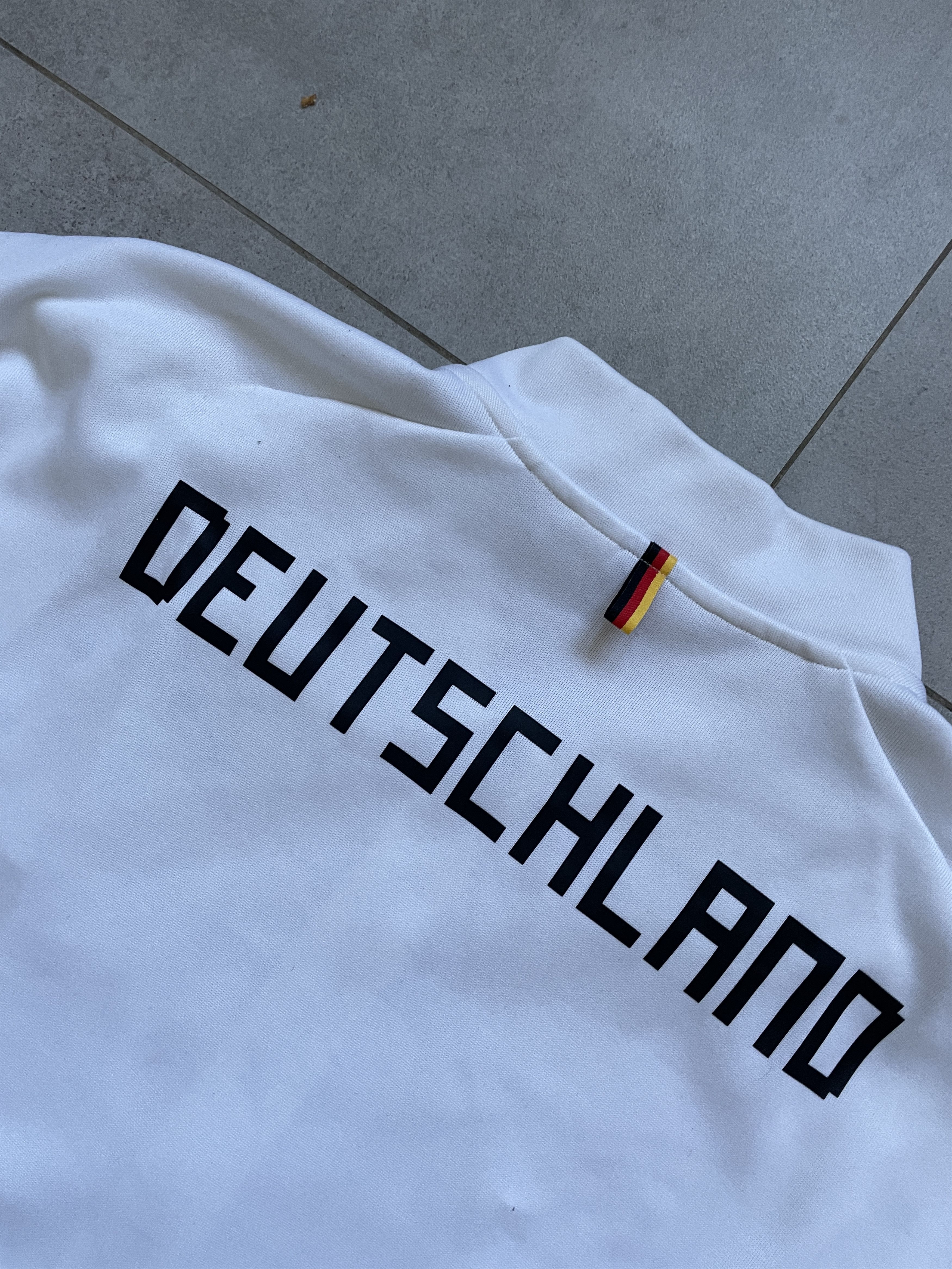 Adidas ADIDAS GERMANY WHITE SOCCER TRACKTOP Size US L / EU 52-54 / 3 - 5 Thumbnail