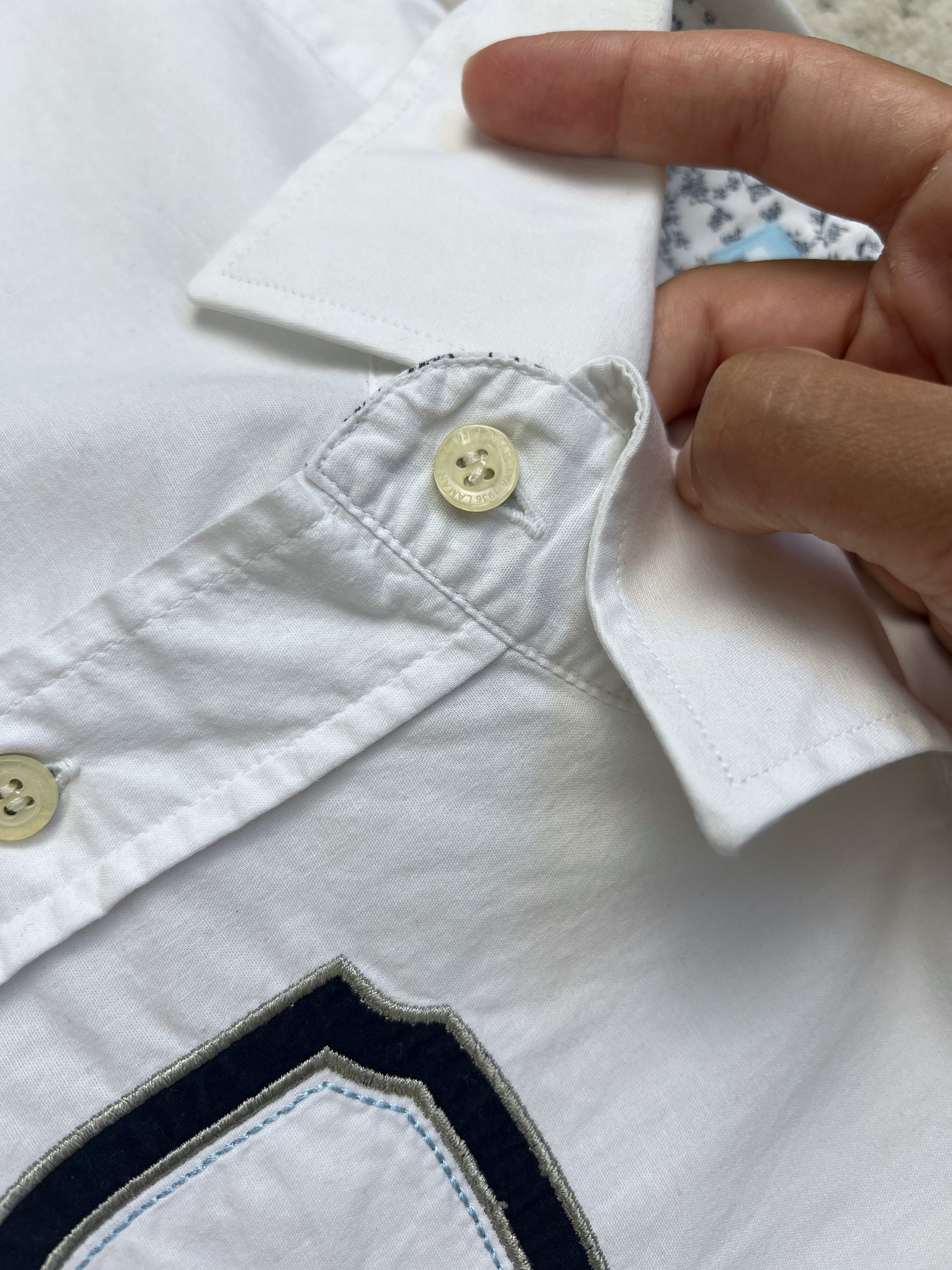 La Martina La Martina Polo Society Embroidered Shirt ButtonUp Argentina Size US M / EU 48-50 / 2 - 14 Thumbnail