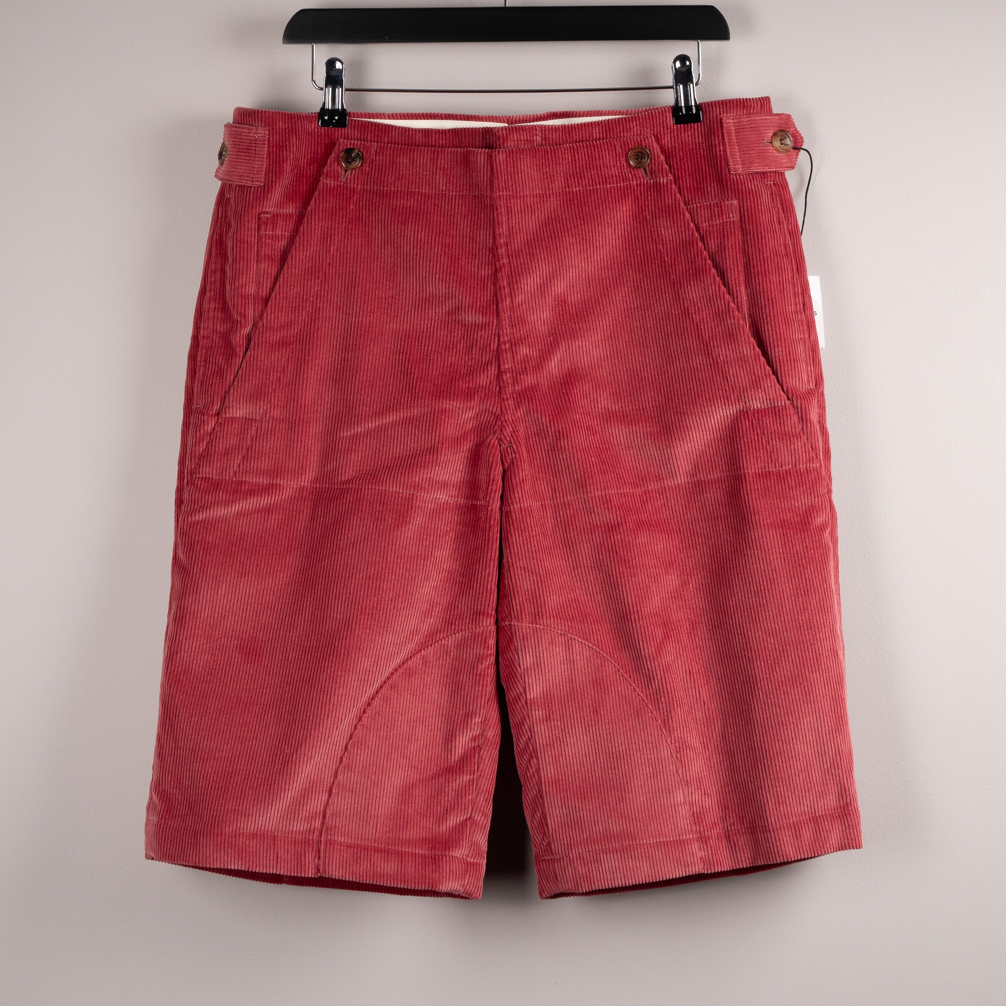 Comme des Garcons Homme Plus Comme Des Garçons Homme Plus AW22 Flap Front Corduroy Shorts Size US 30 / EU 46 - 1 Thumbnail