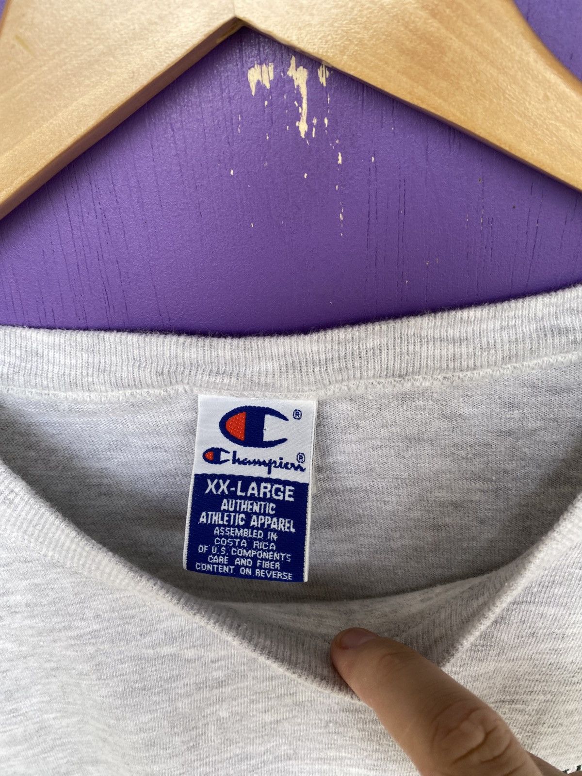 Champion Vintage 90s Champion chest logo tank top Size US XXL / EU 58 / 5 - 4 Thumbnail