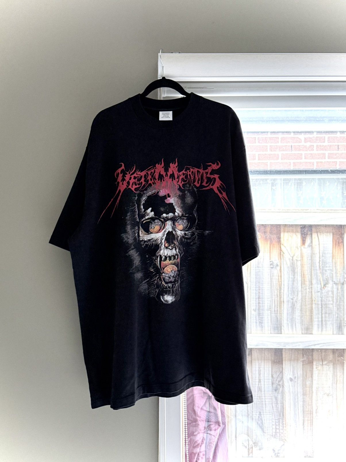 VETEMENTS HEAVY METAL SKULL TEE *firm price